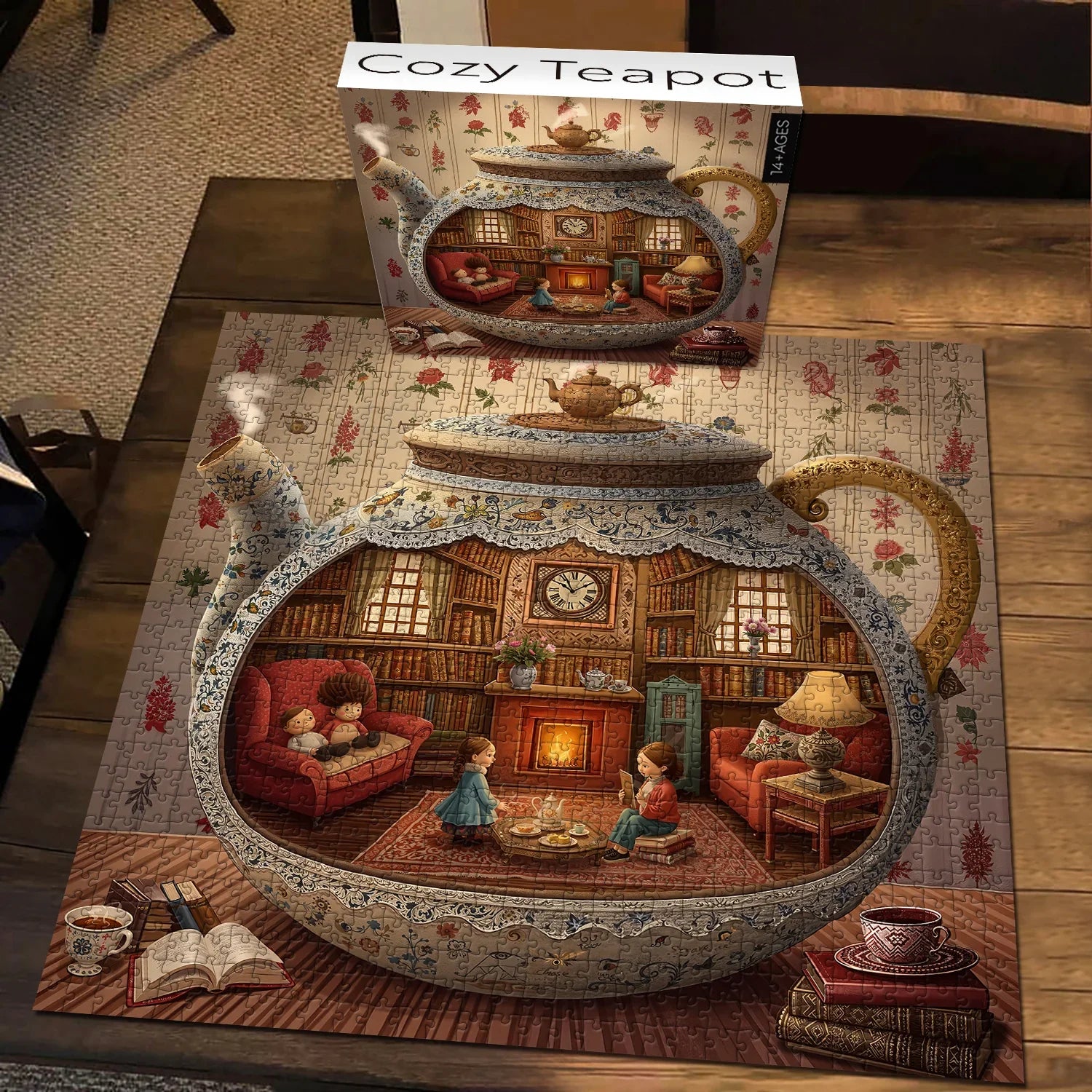 Accogliente puzzle a squarciale 1000 pezzi