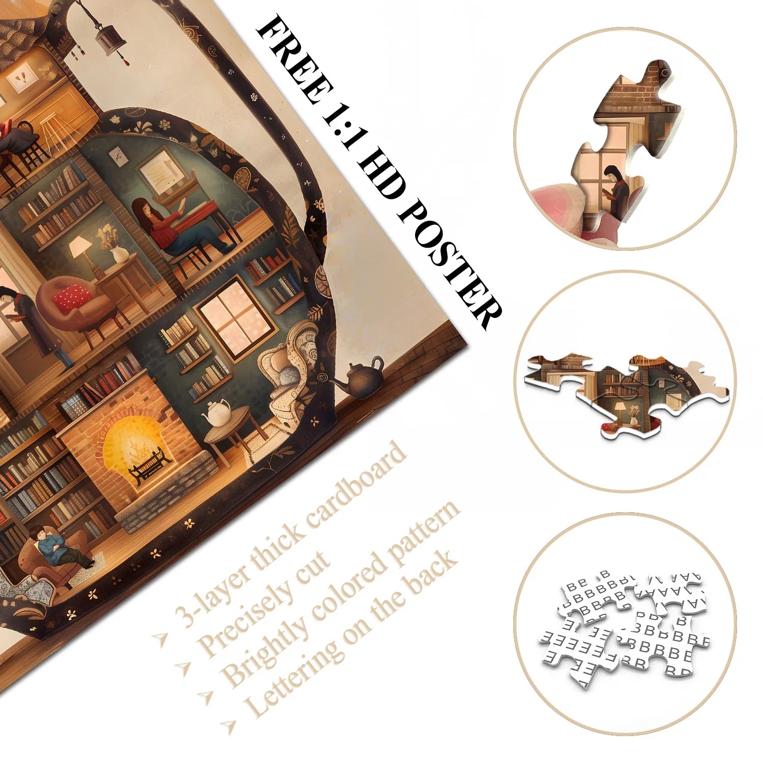 Teapot Library Jigsaw Puzzle 1000 Pieces