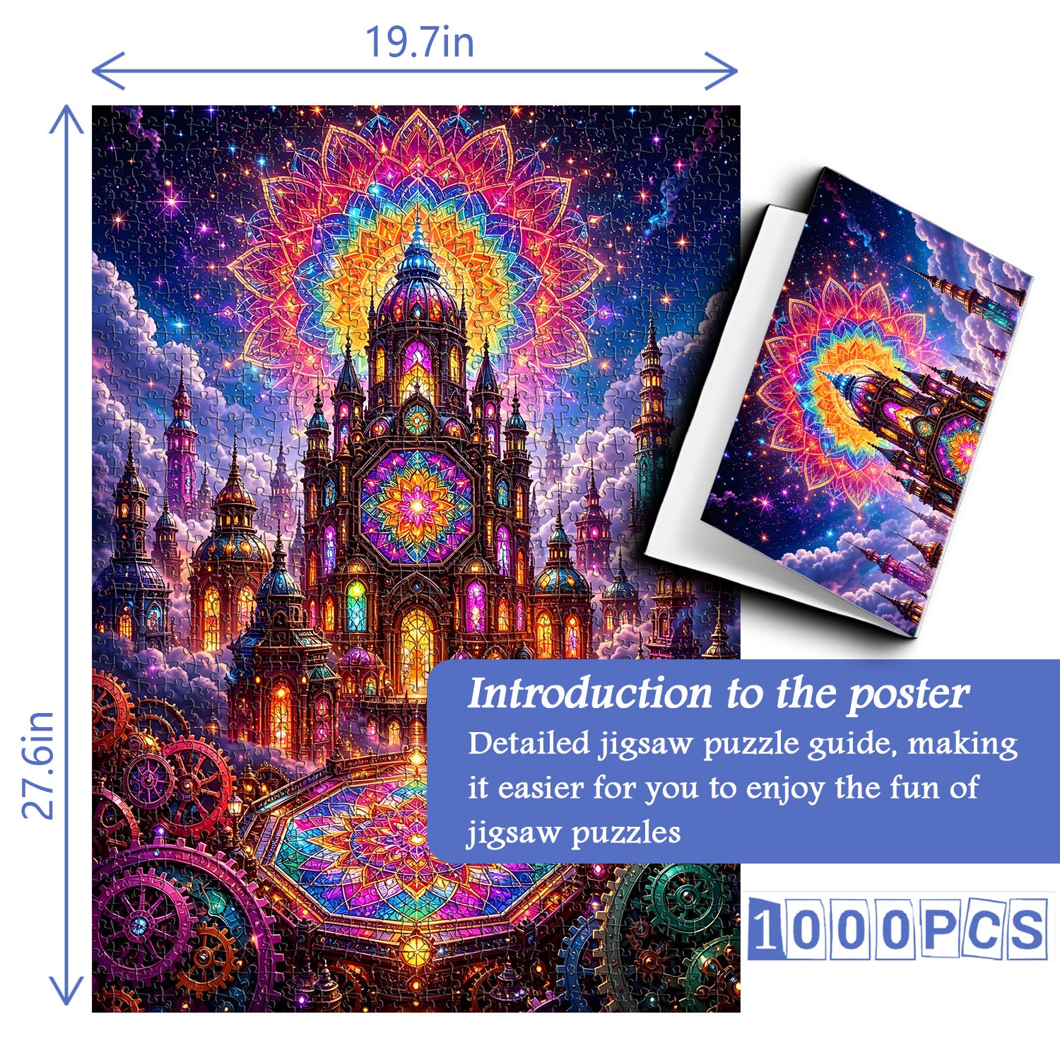 Celestial Clockwork Citadel Jigsaw Puzzle 1000 Pieces