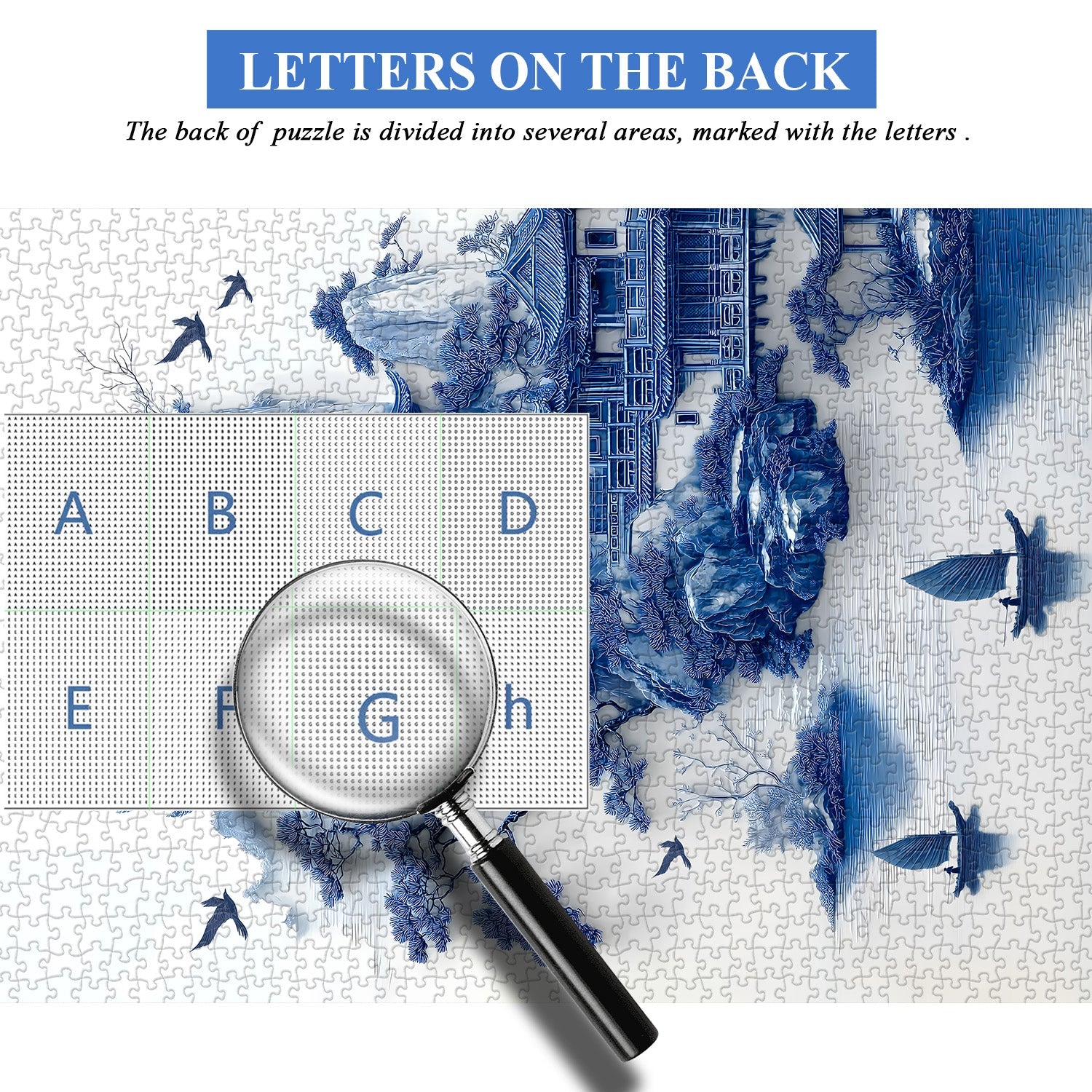 Blue Serenity Jigsaw Puzzle 1000 Pieces