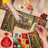 Christmas Eve Advent Calendar Jigsaw Puzzle 1000 Pieces