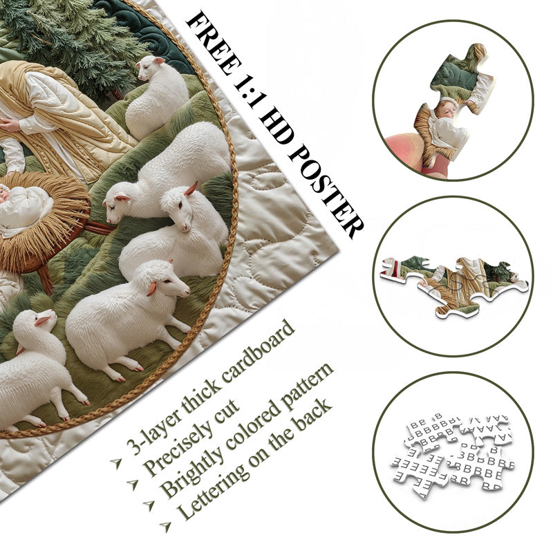 Naissance paisible puzzles 1000 pièces