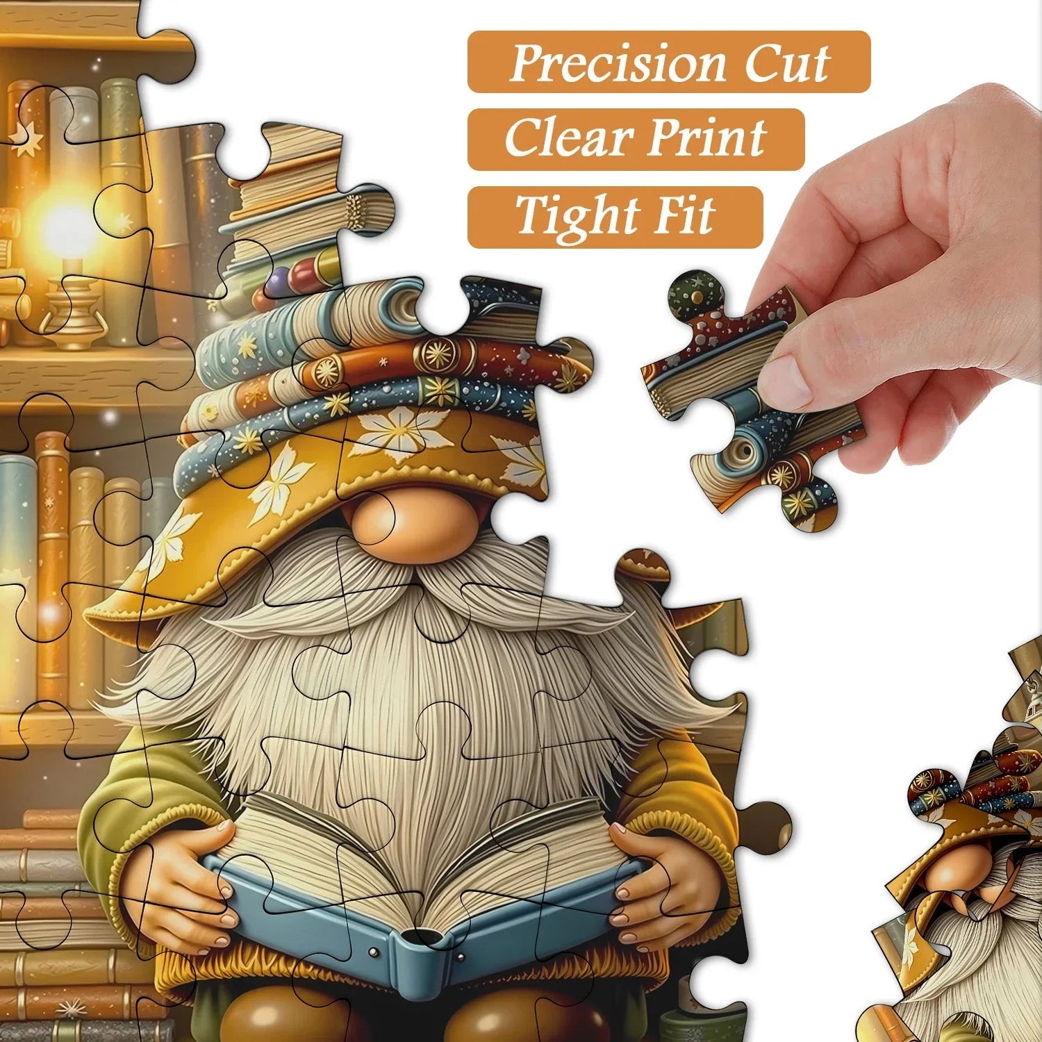 Buchhut Gnom Jigsaw Puzzle 1000 Stücke