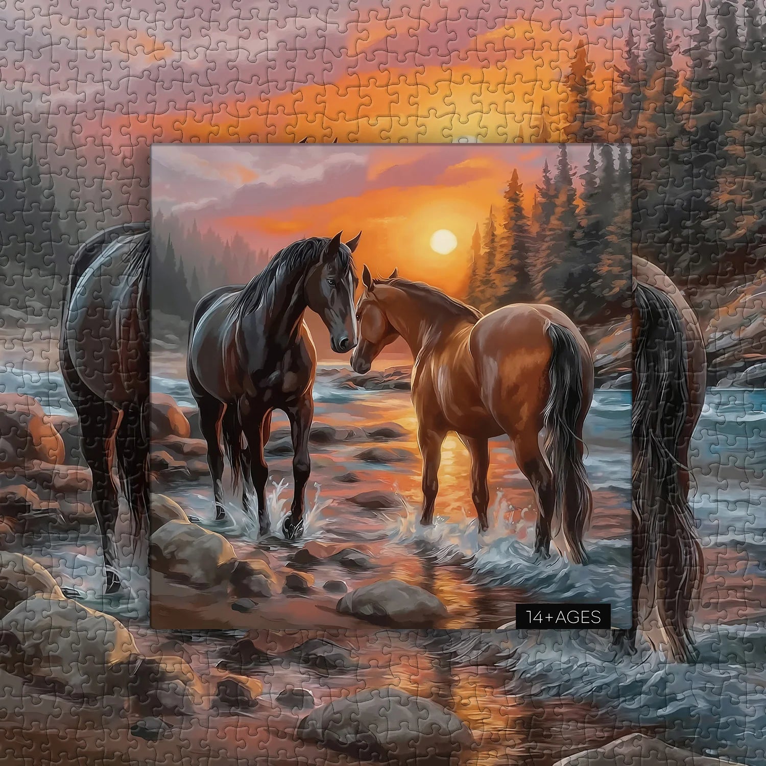 Sunset Gallop Puzzle Puzzle 1000 pièces