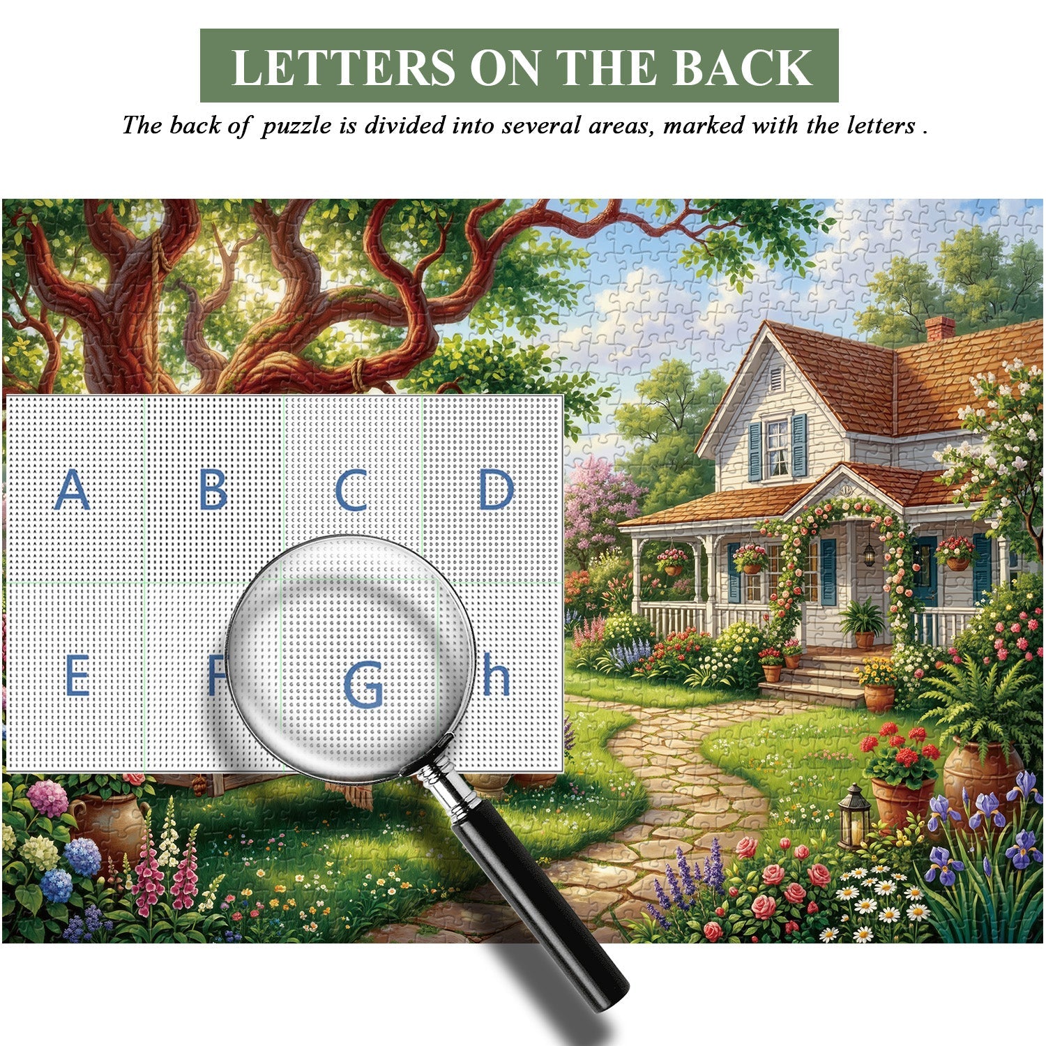 Sunny Swing Garden Jigsaw Puzzle 1000 Pieces