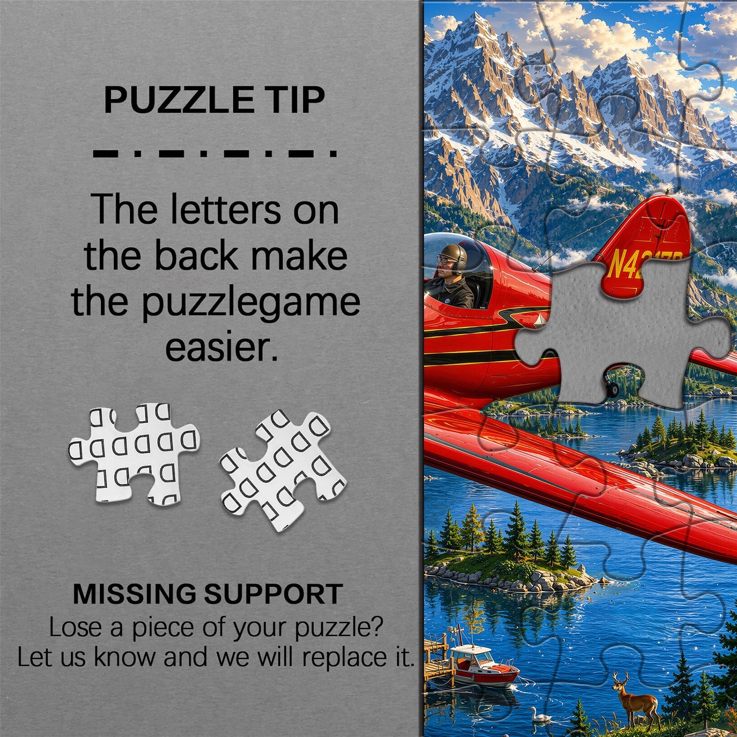 Mountain Sky Aviator Puzzle 1000 Teile