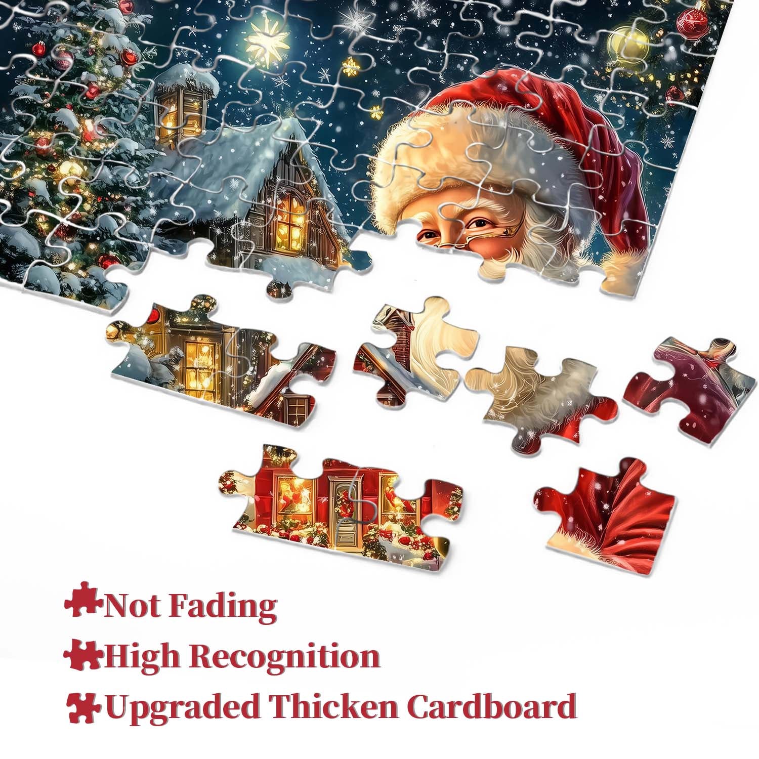 Puzzle Maison de Noël du Père Noël 1000 pièces