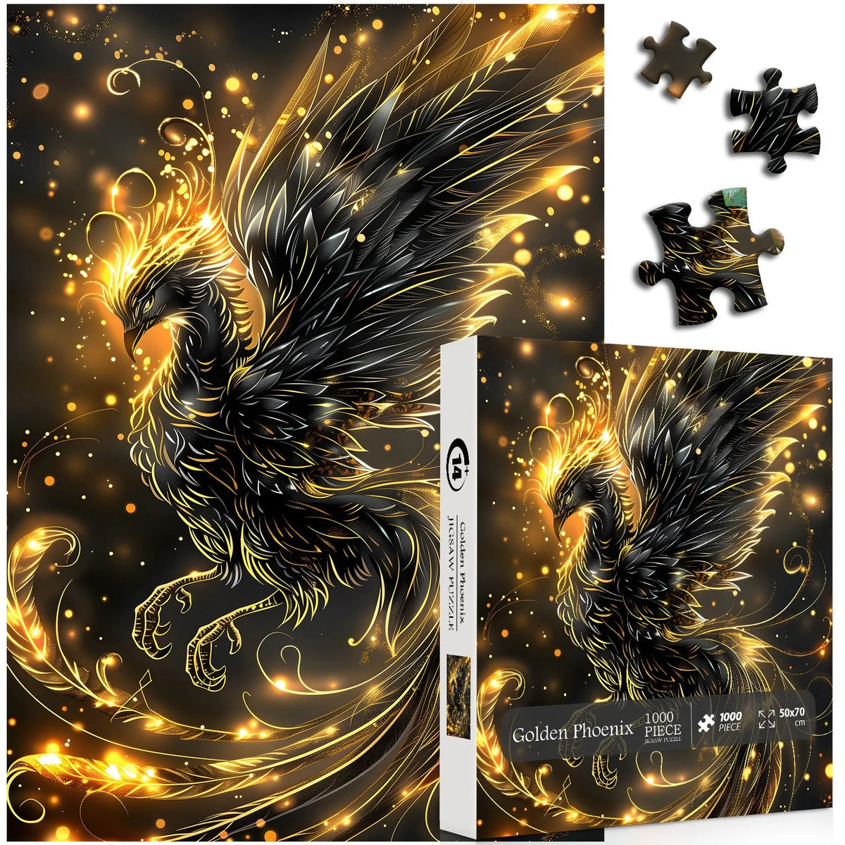 Golden Phoenix Puzzle 1000 Puzzle 1000