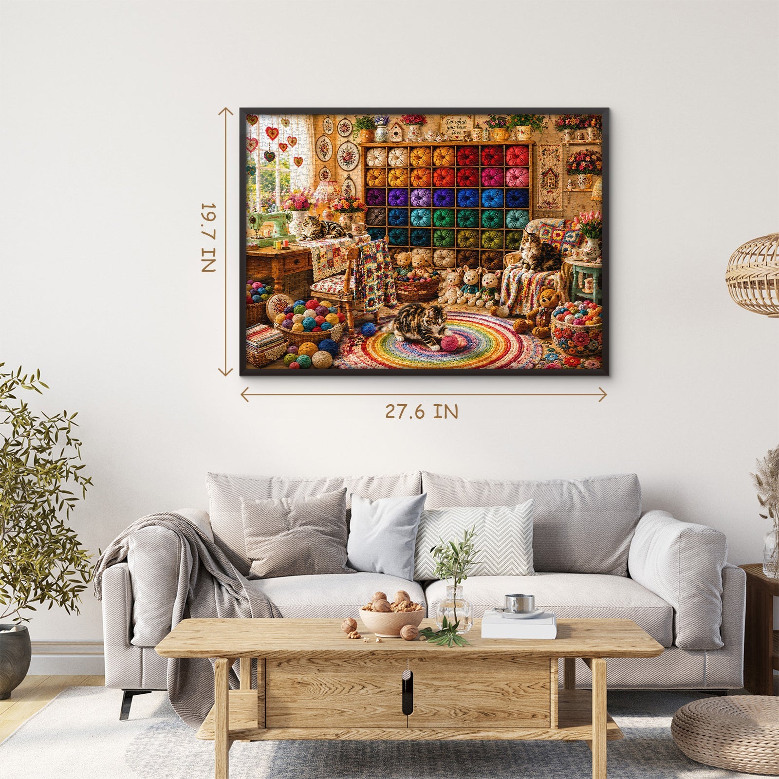 Puzzle Yarn & Cats Haven, 1000 pezzi