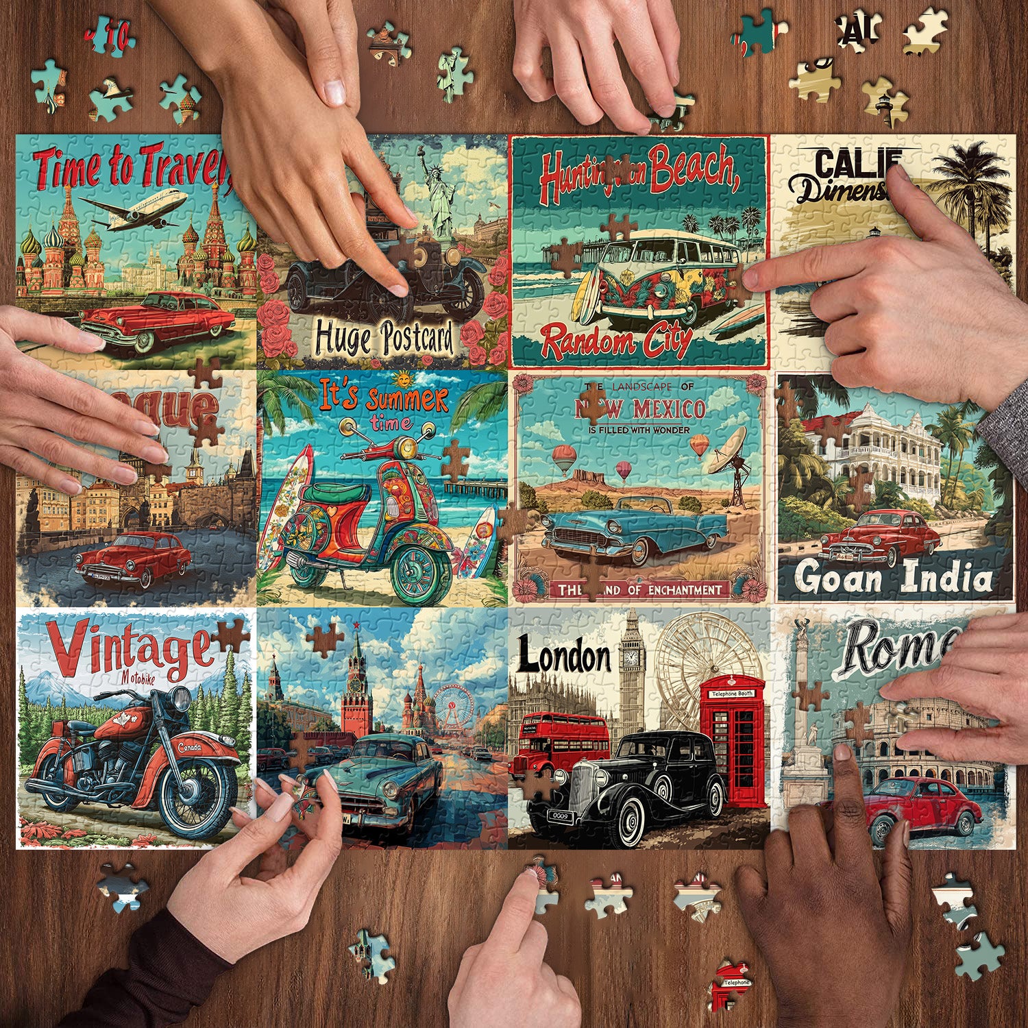 Road Trip Memories Jigsaw Puzzle 1000 Pieces