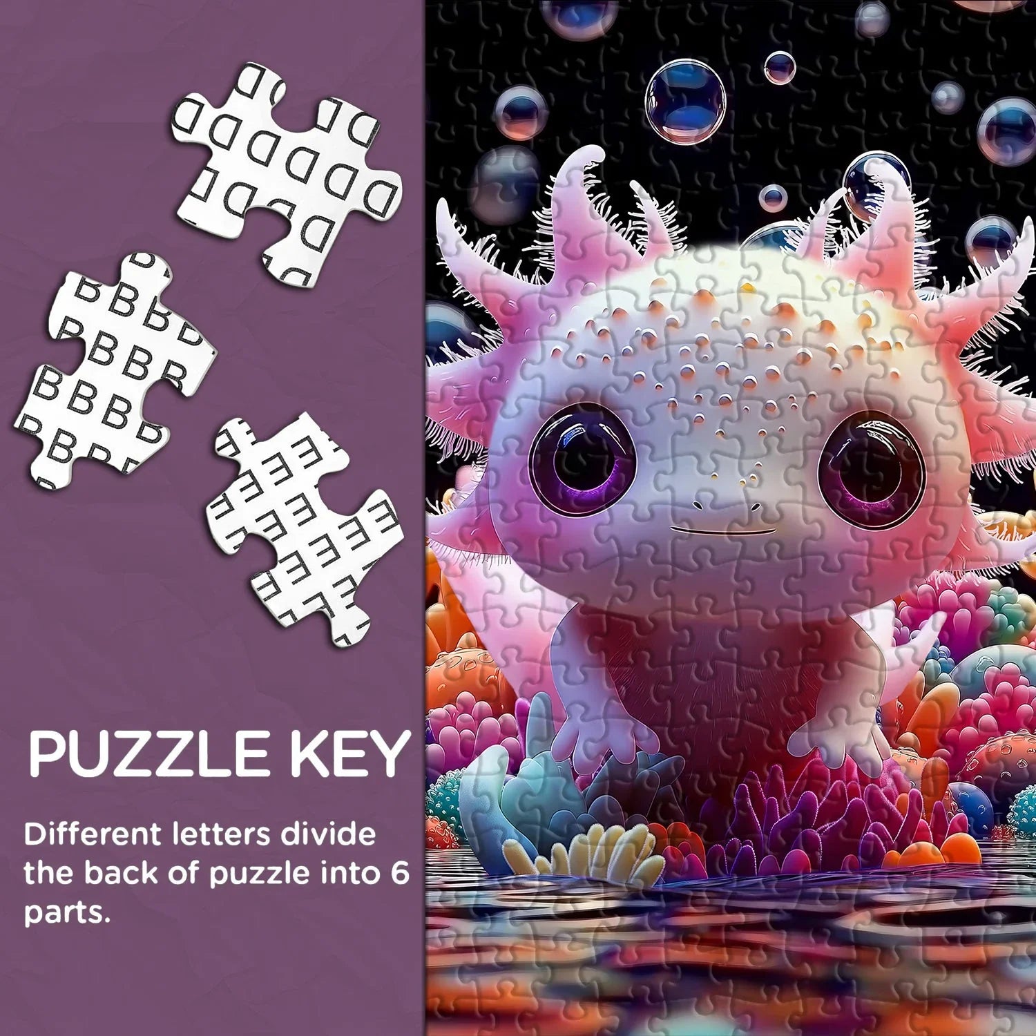 Cute Axolotl Jigsaw Puzzles 1000 Pieces