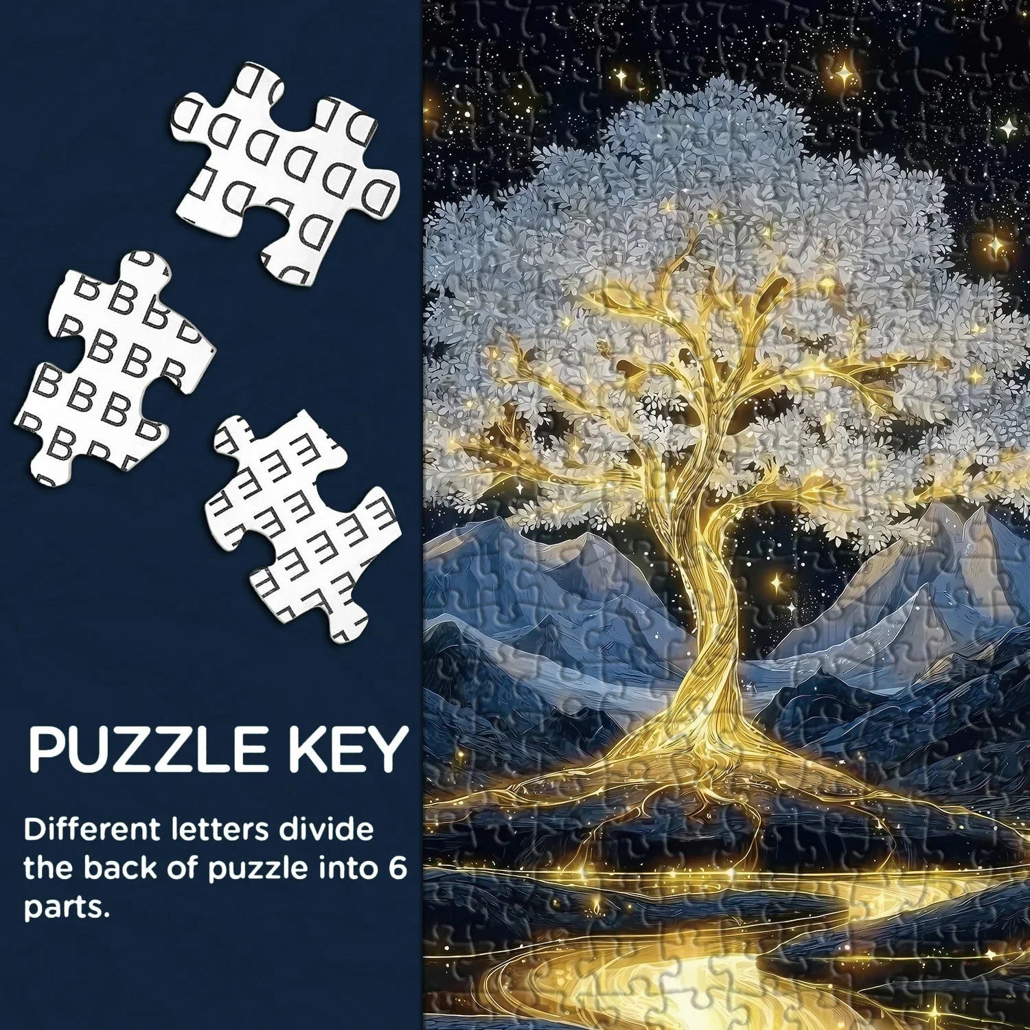 Eternal Golden Tree Jigsaw Puzzle 1000 Pieces