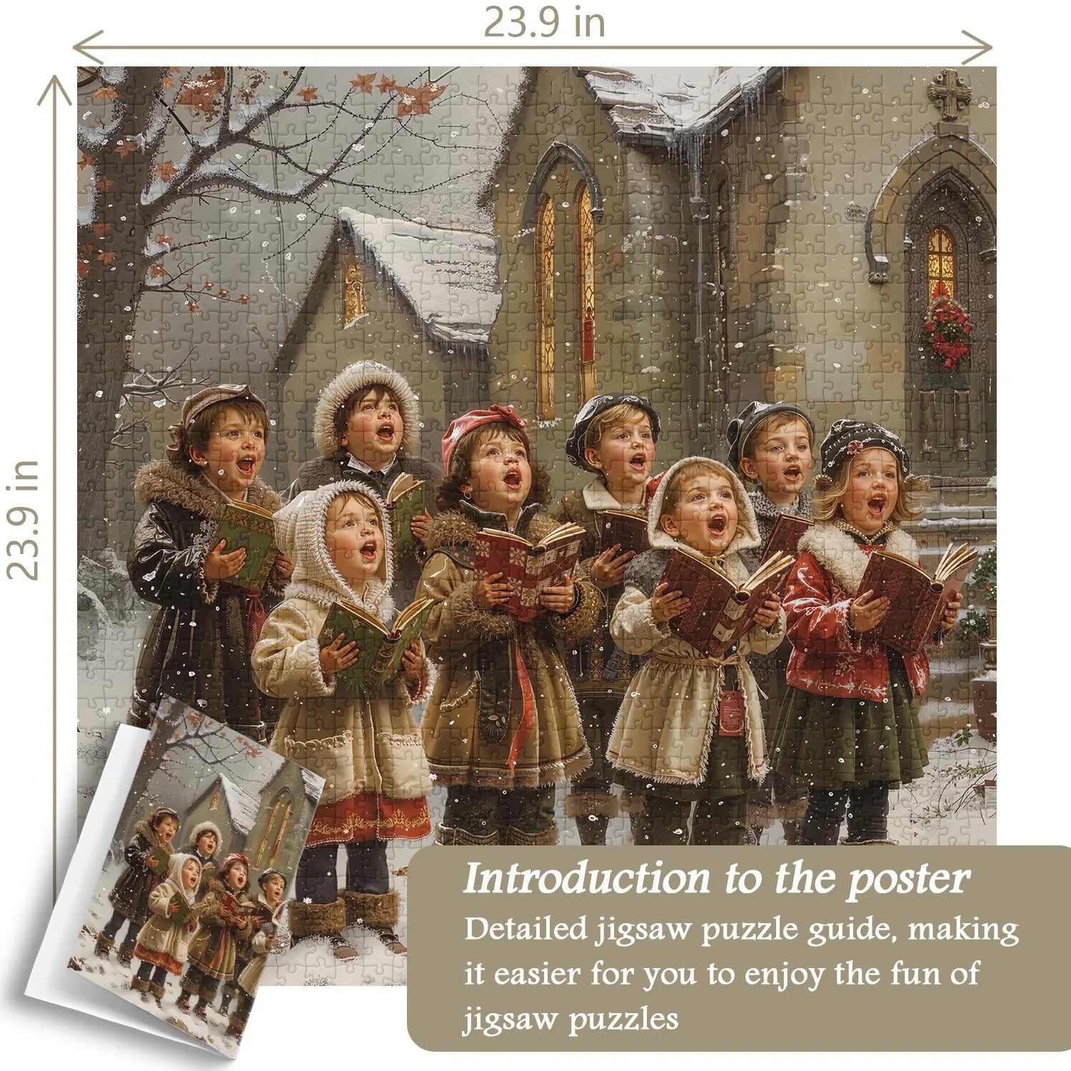 Chorale d'hiver puzzle 1000 pièces