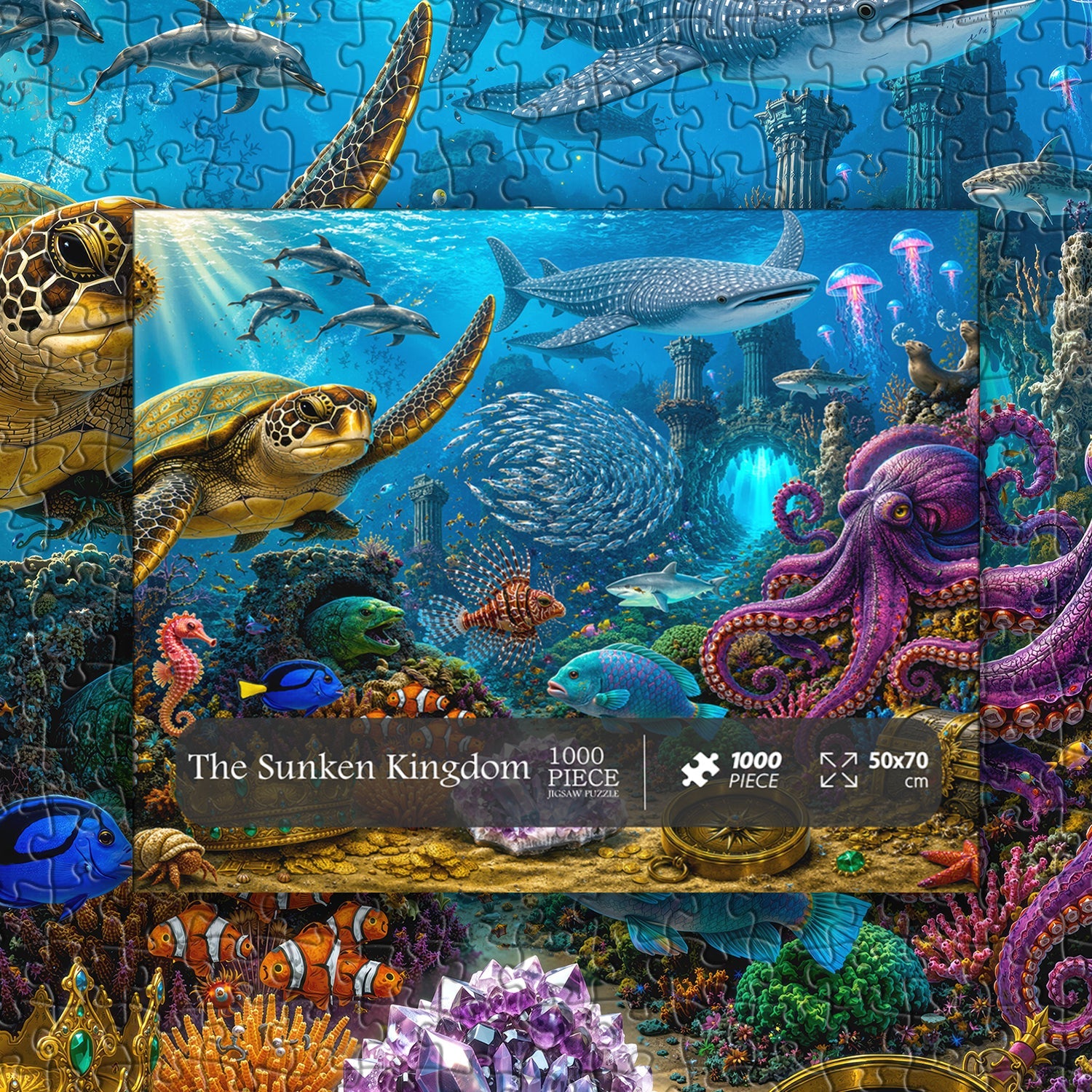 Puzzle del Regno Sommerso da 1000 pezzi