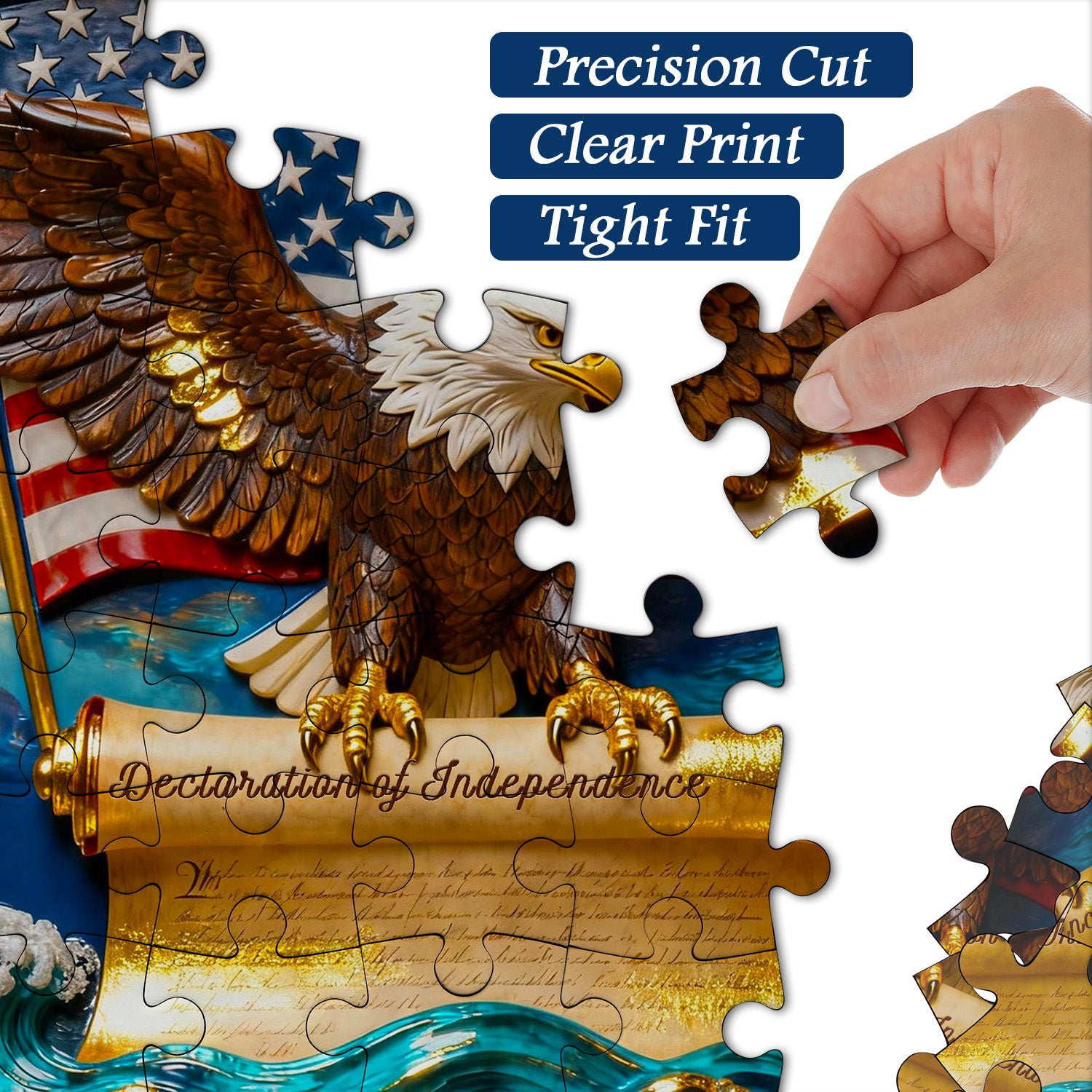 Puzzle Aigle de la Liberté 1000 pièces