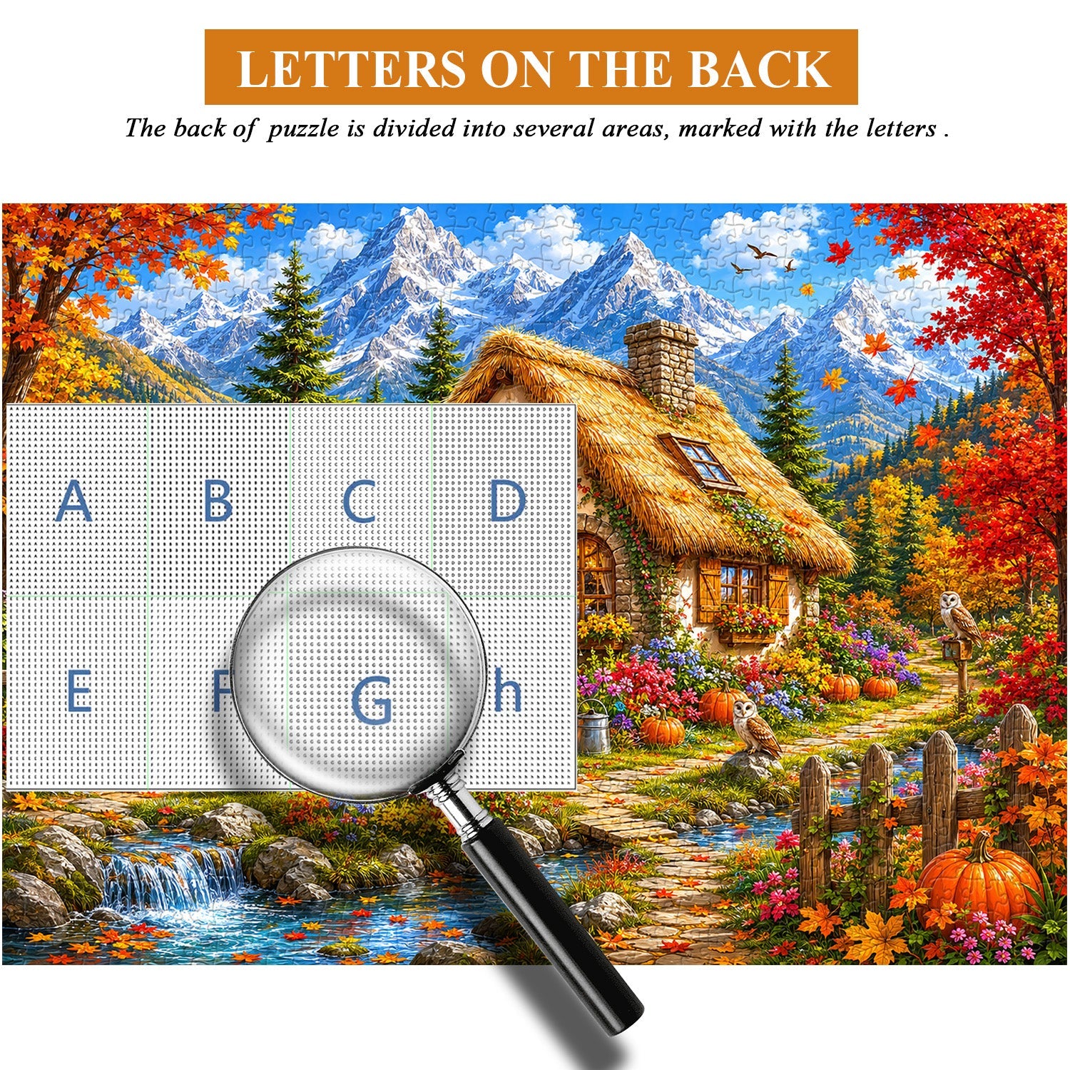 Puzzle Fall Pumpkin Cottage 1000 pezzi
