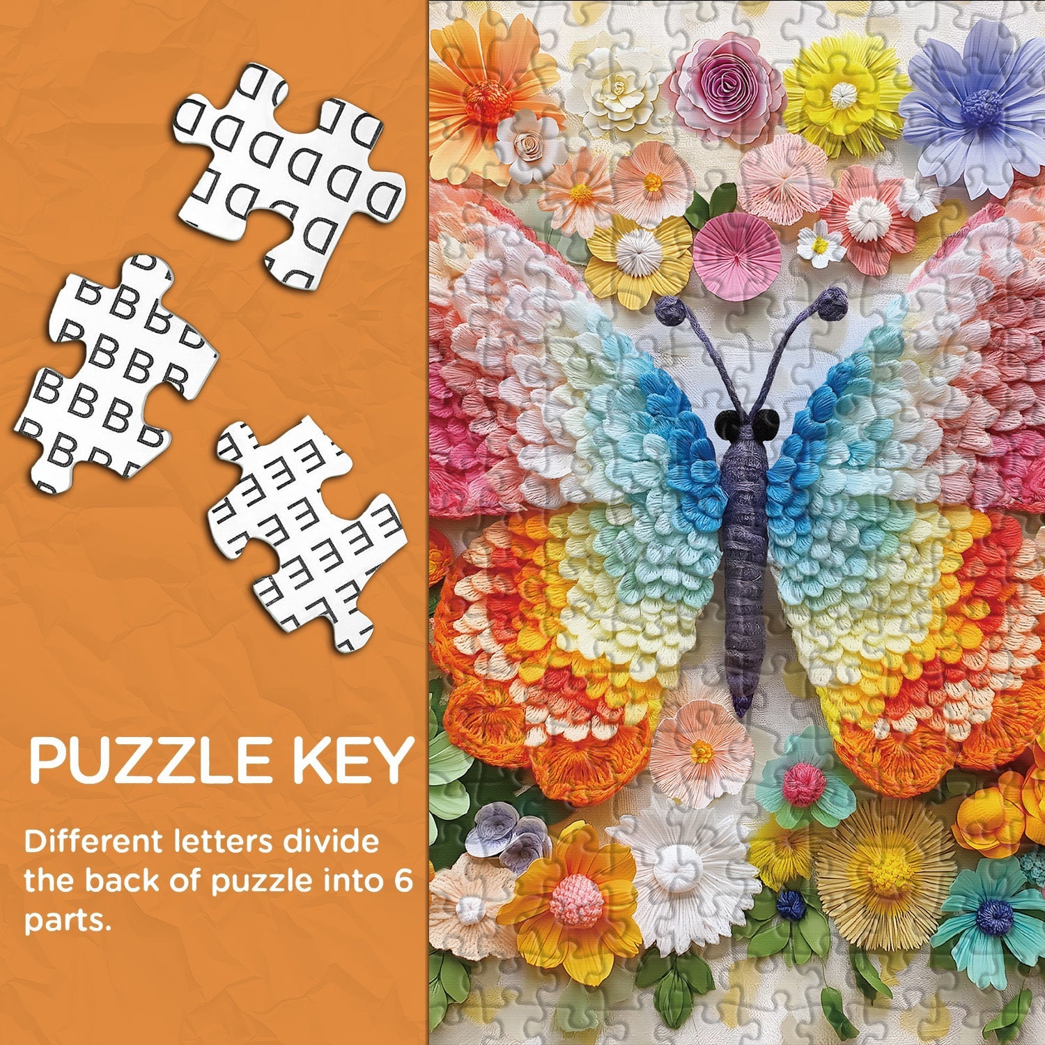 Butterfly Language Jigsaw Puzzle 1000 Pieces