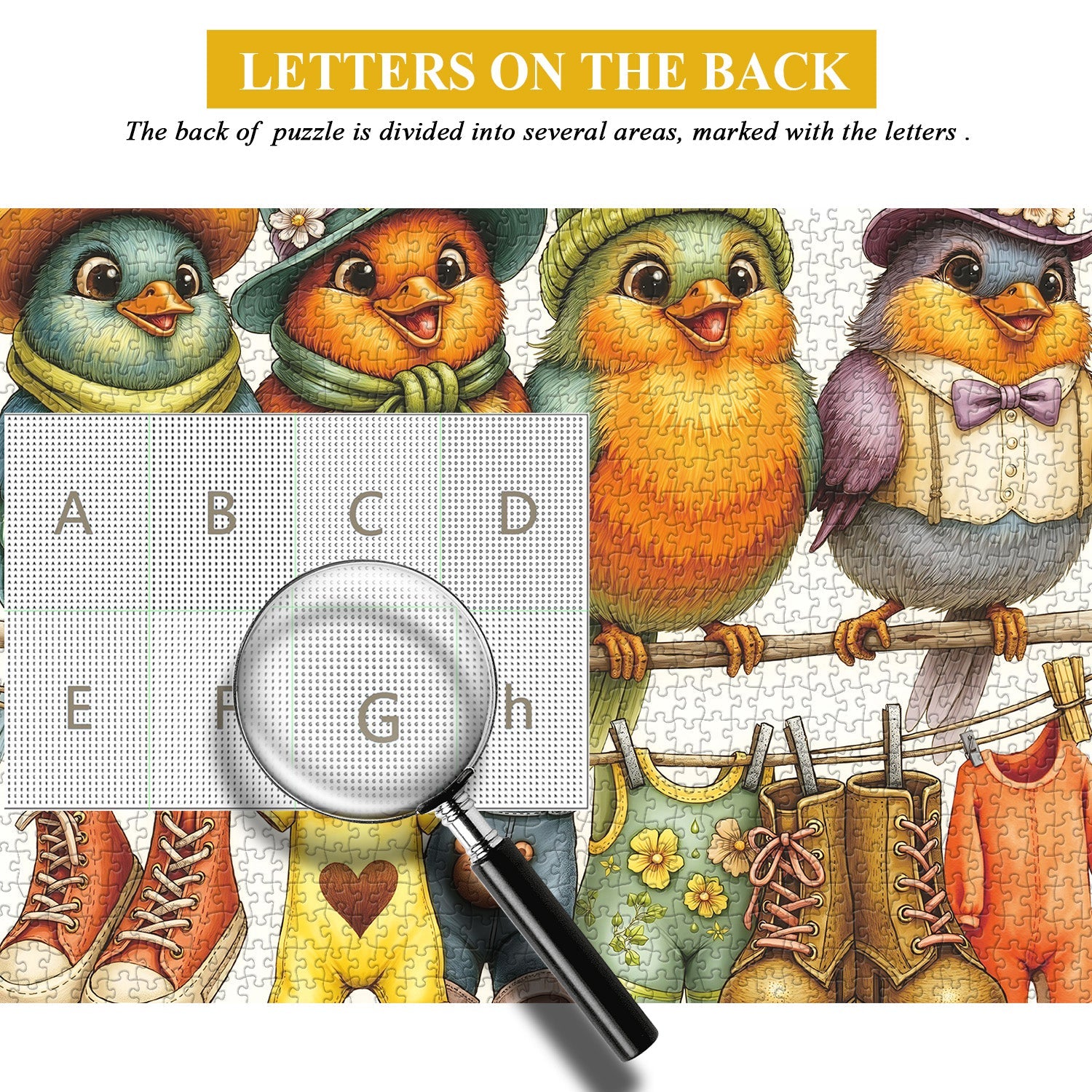 Bird Dress Up Day Jigsaw Puzzle 1000 Pieces