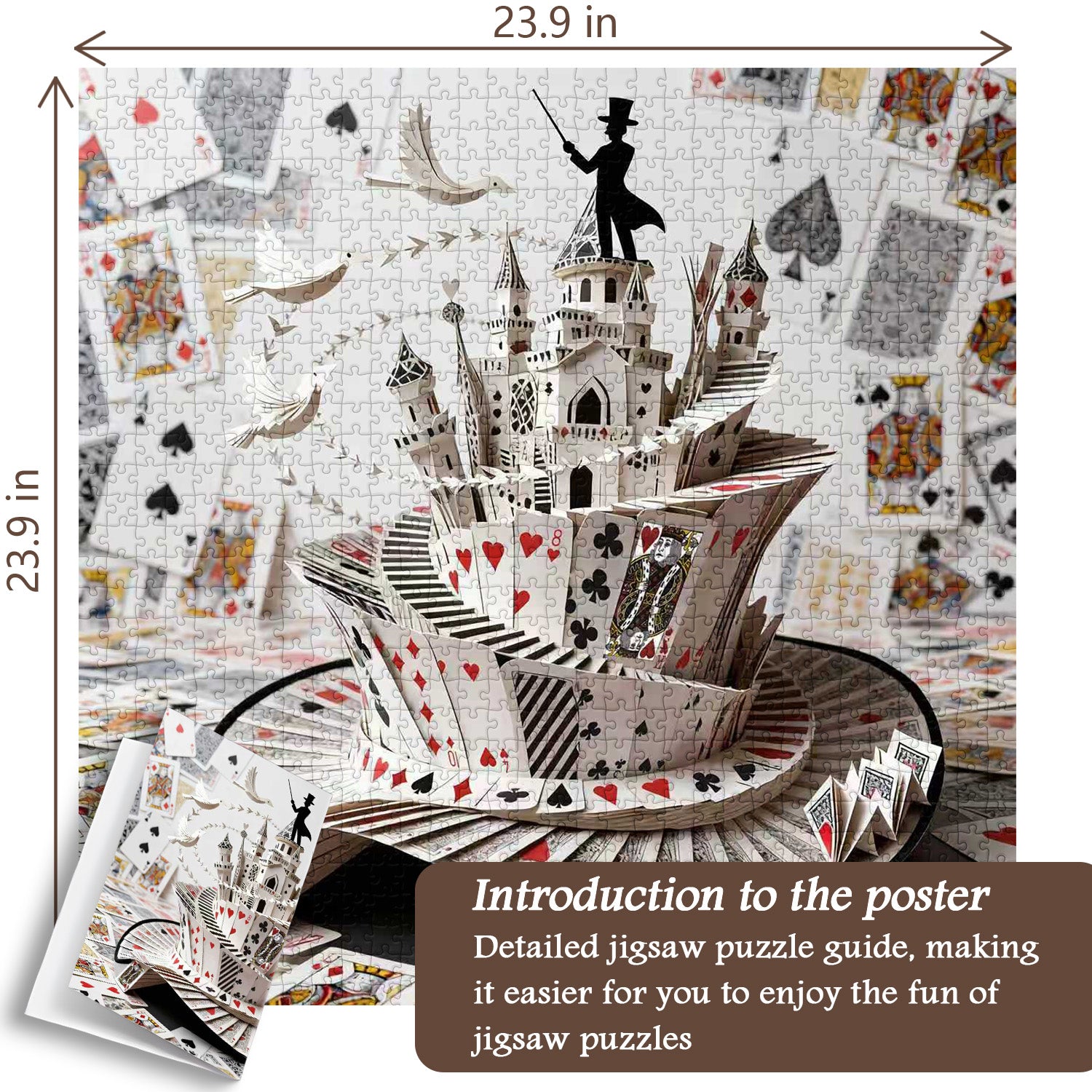 Das Spiralpuzzle des Zauberers, 1000 Teile