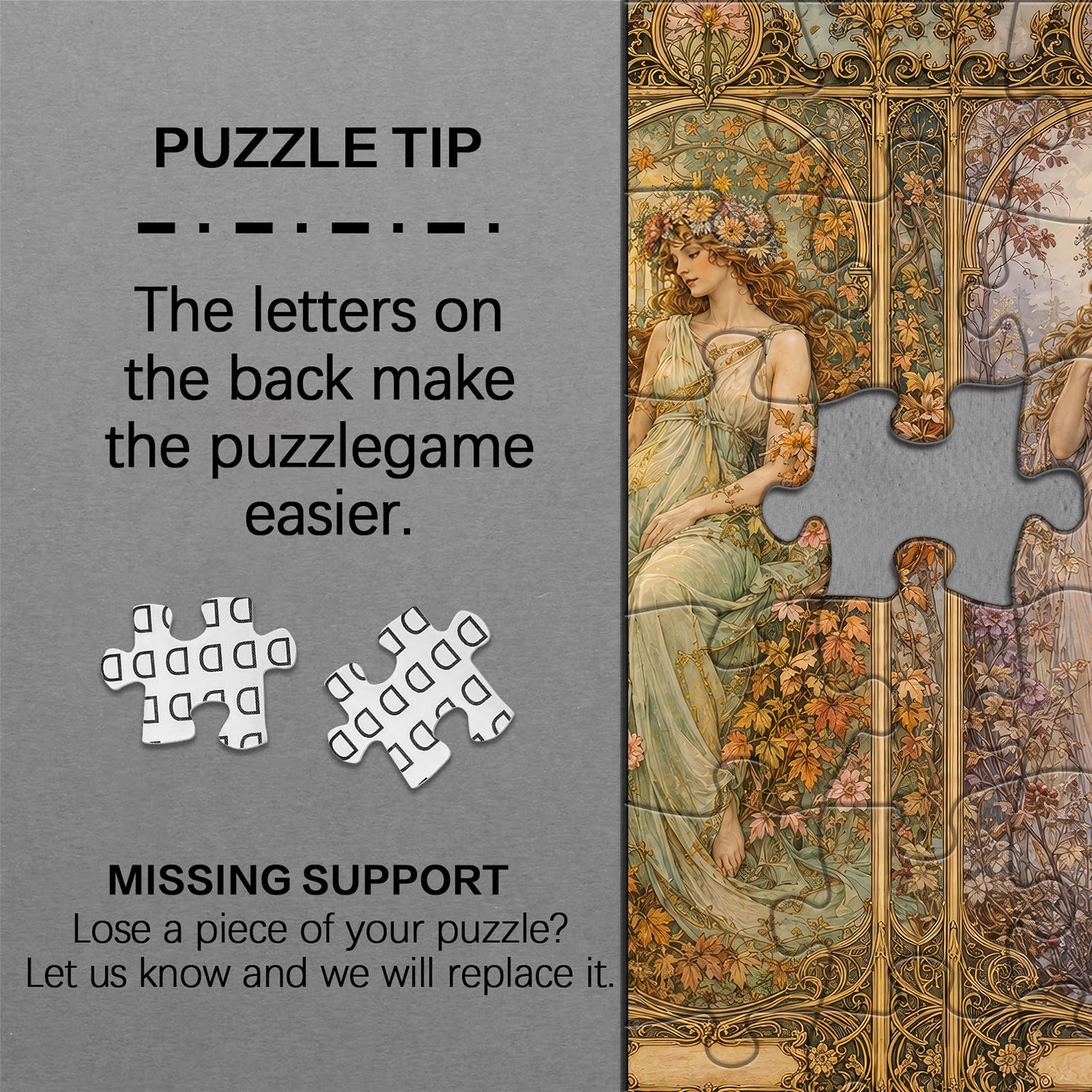 Puzzle Quattro Tempi dell'Anno 1000 Pezzi
