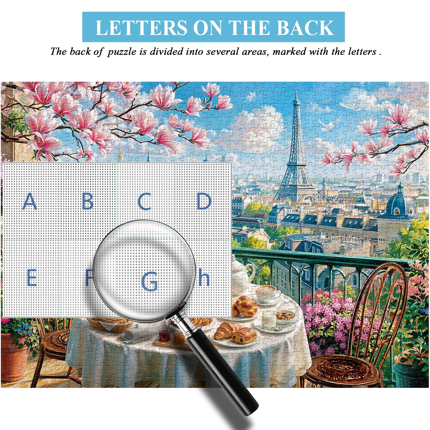Breakfast in Paris Jigsaw Puzzle 1000 Pieces