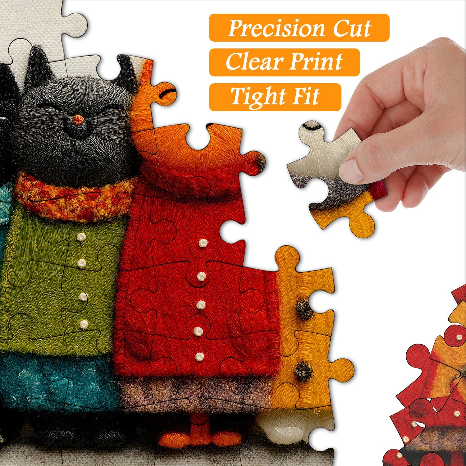 Cozy Cat Jigsaw Puzzle 1000 Pieces