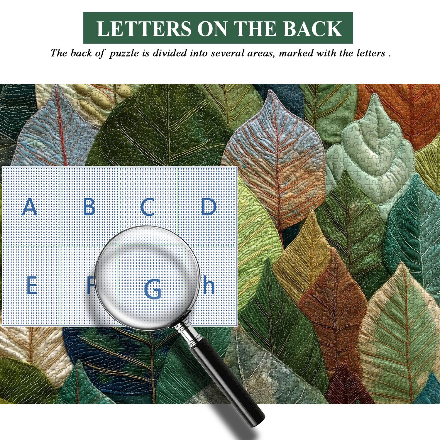 Weaving Leaf Collection Jigsaw Puzzle 1000 Pieces