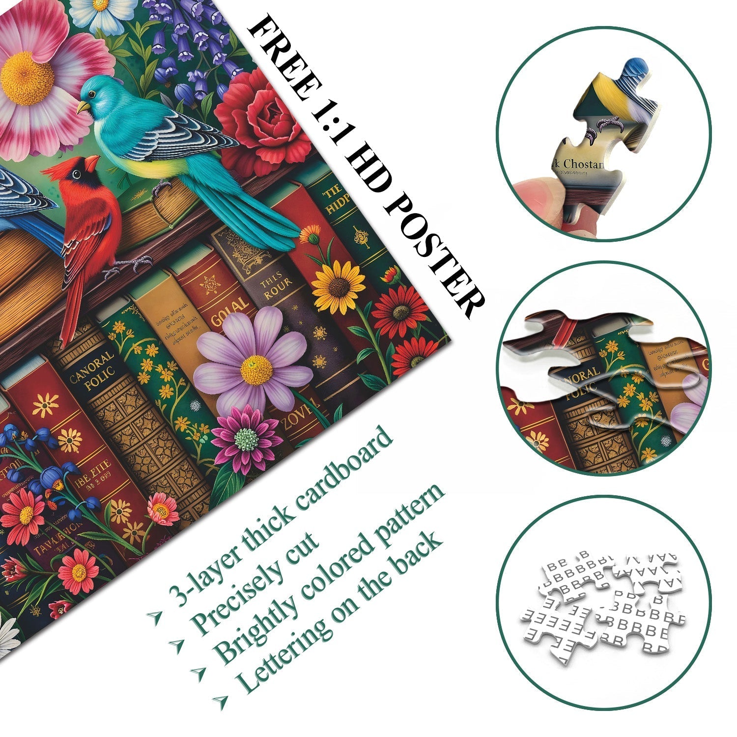 Birdsong in Bloom Jigsaw Puzzle 1000 Pieces