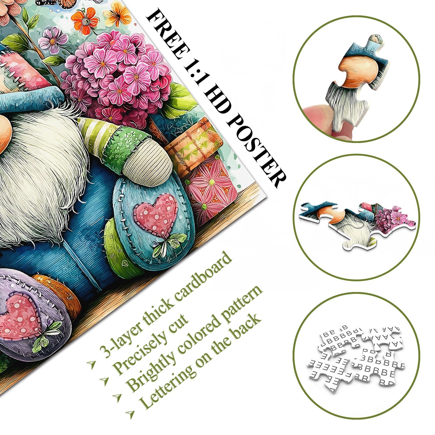 Patch Gnome Jigsaw Puzzle 1000 Pieces