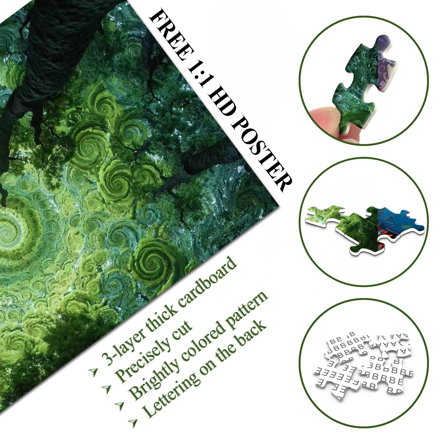Whirlpool Forest Jigsaw Puzzle 1000 Pieces