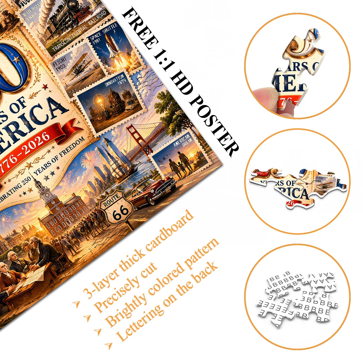 The American Journey Jigsaw Puzzle 1000 Pieces
