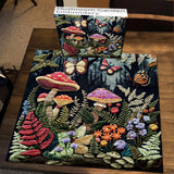 Mushroom Garden Embroidery Jigsaw Puzzle 1000 Pieces