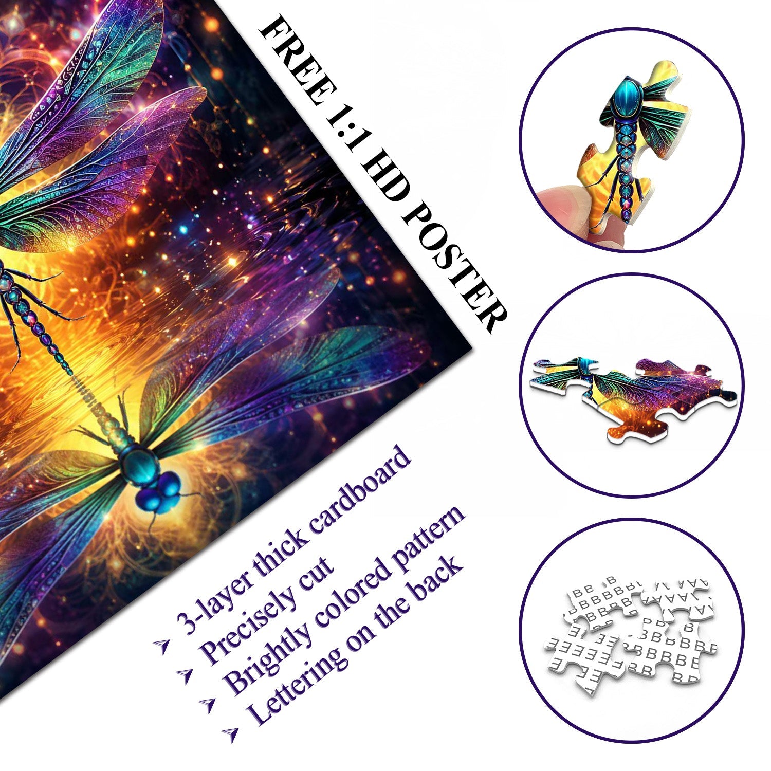 Heiliges Licht Libelle Puzzle 1000 Teile