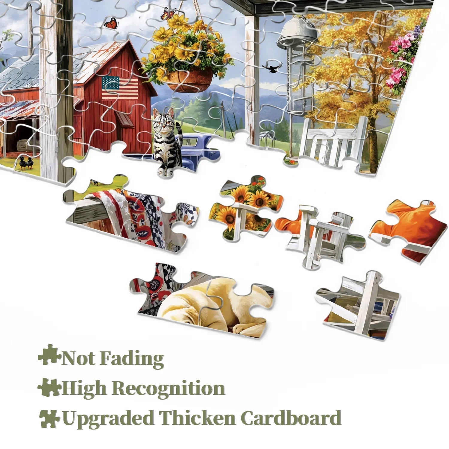 Lazy Day Cottage Jigsaw Puzzle 1000 Pieces