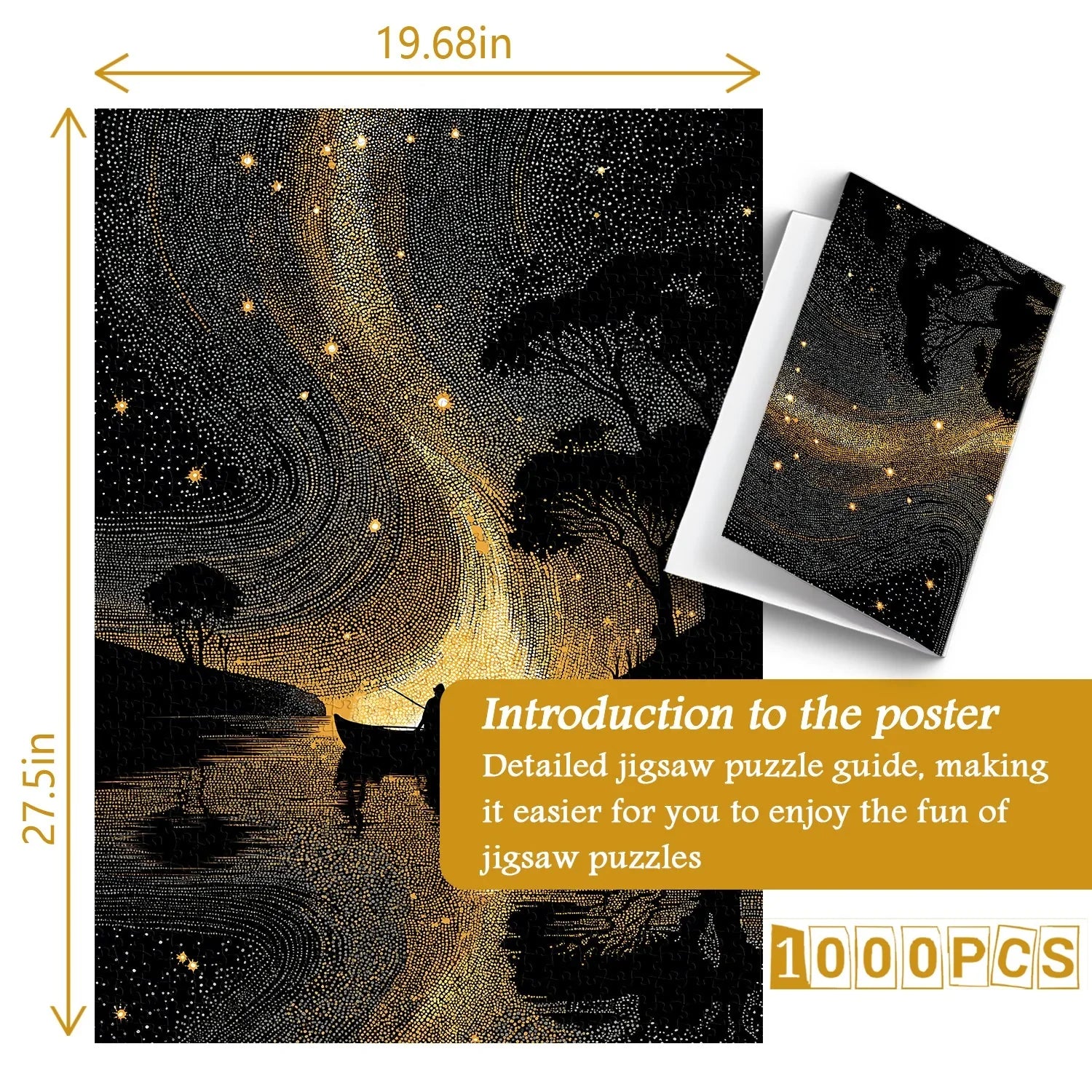 Starry Shore Night Jigsaw Puzzle 1000 Pieces