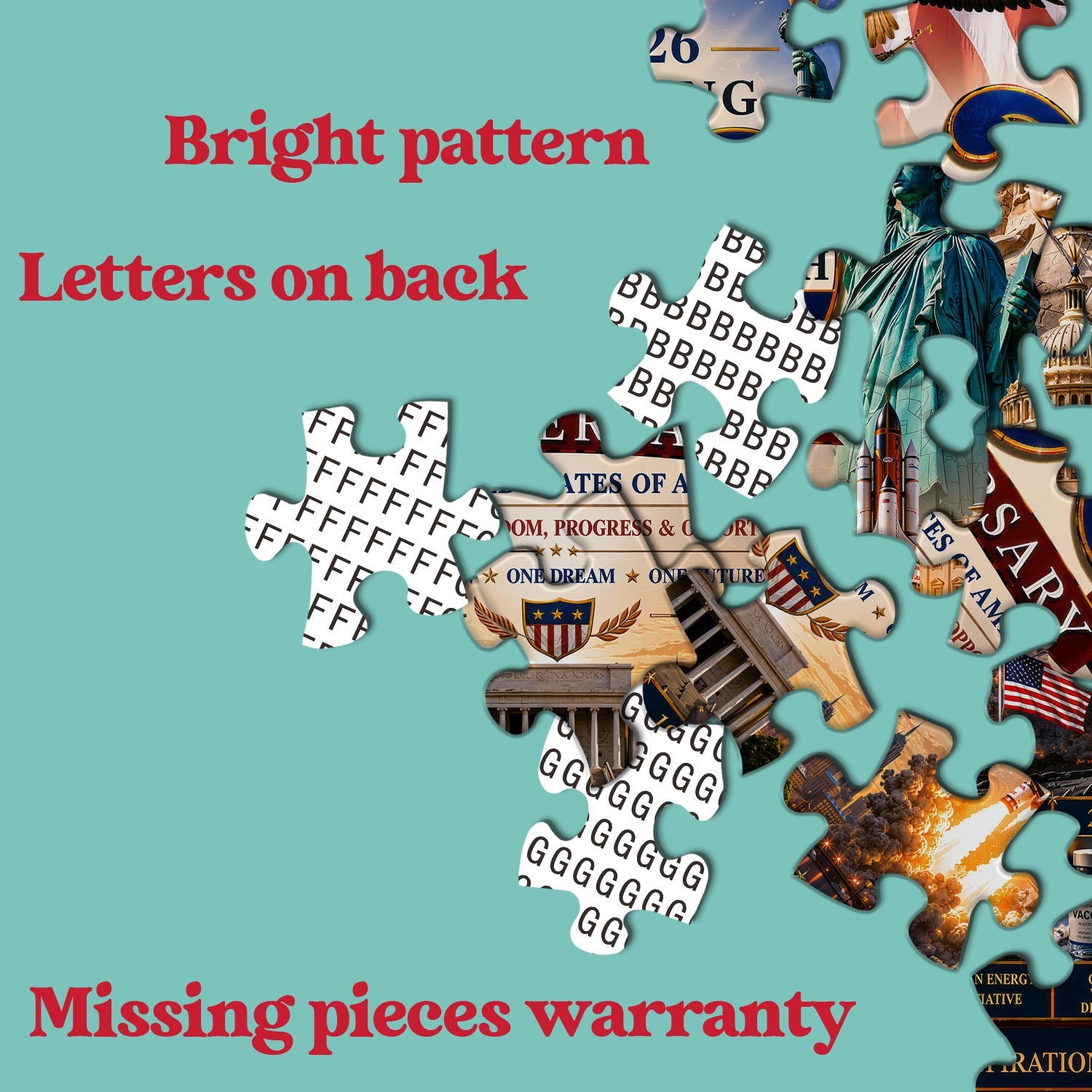 Puzzle Gloire et Avenir 1000 pièces