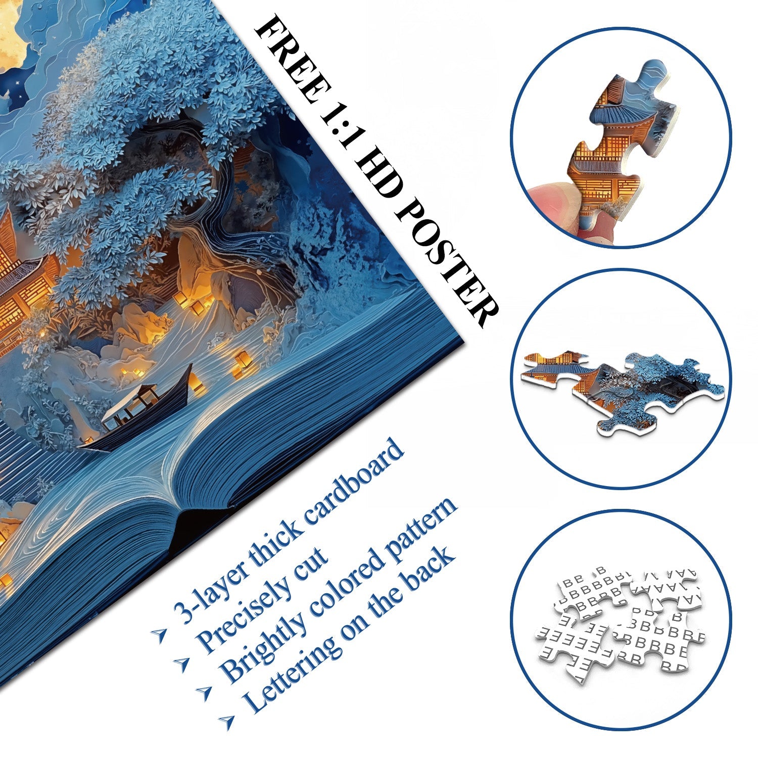 Moonlit Reverie Jigsaw Puzzle 1000 Pieces