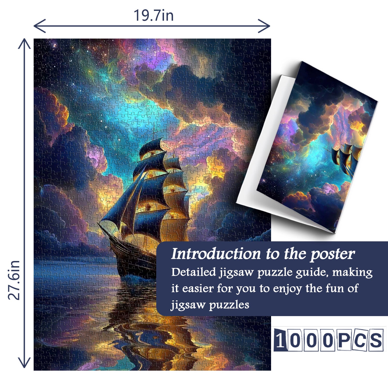 Starlit Sailing Puzzle 1000 Teile