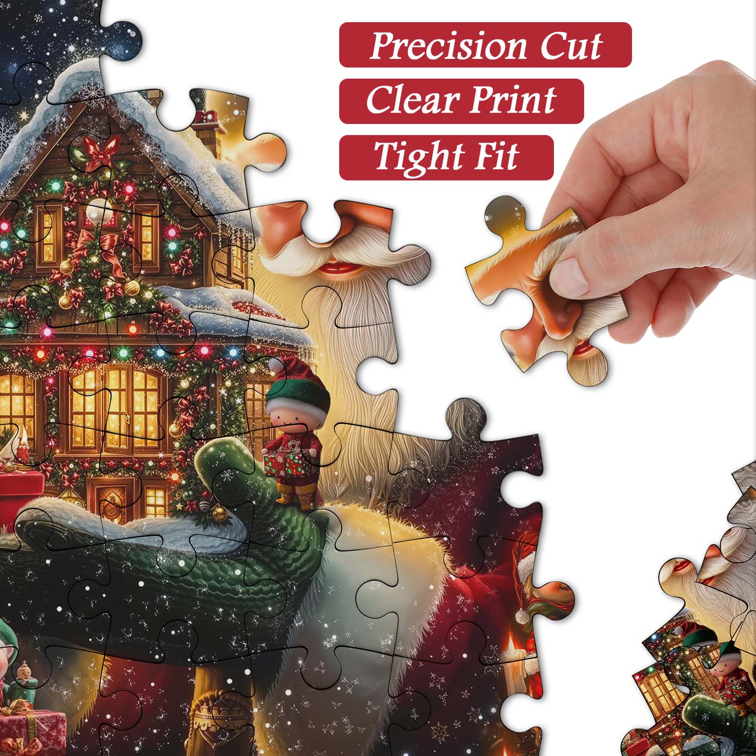 Puzzle L'Atelier Magique du Père Noël 1000 pièces