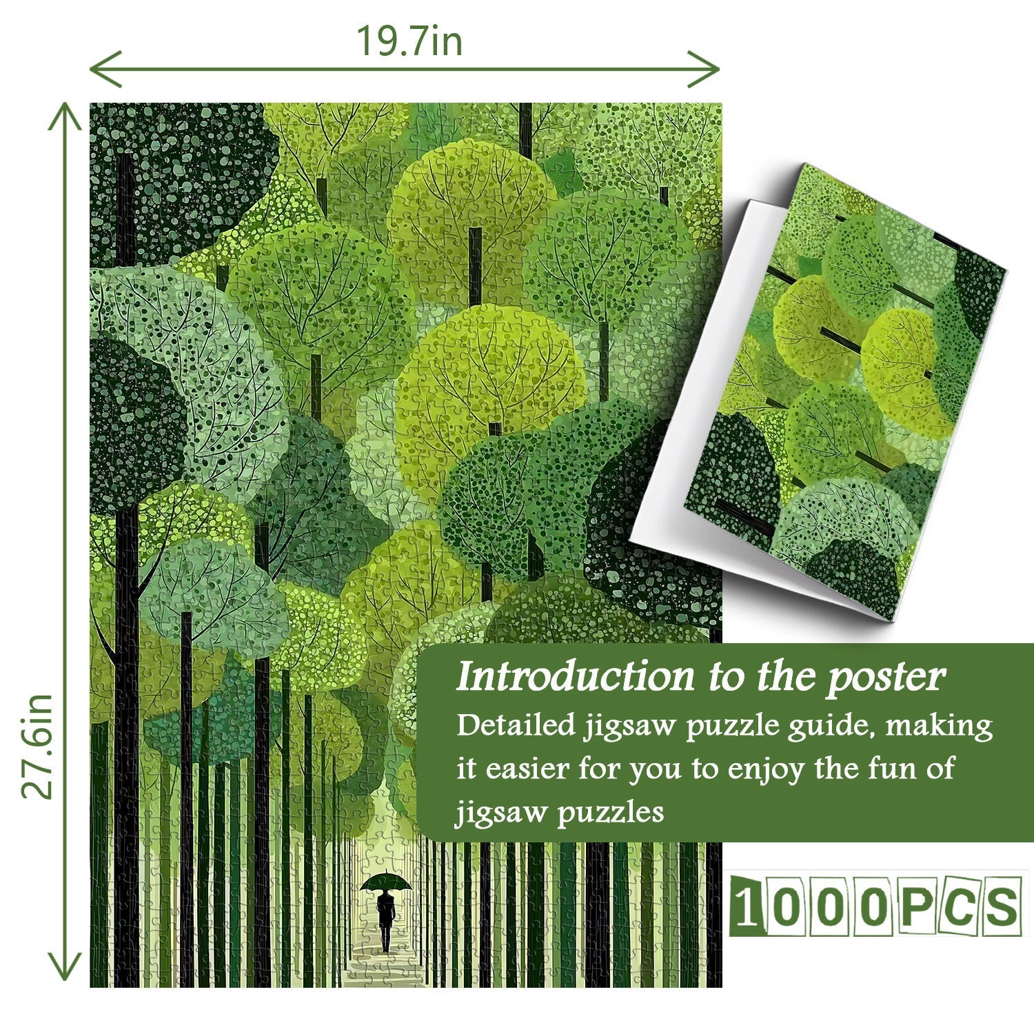 Verdant Path Jigsaw Puzzle 1000 Pieces