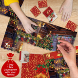 Yuletide Gleam Advent Calendar Jigsaw Puzzle 1000 Pieces