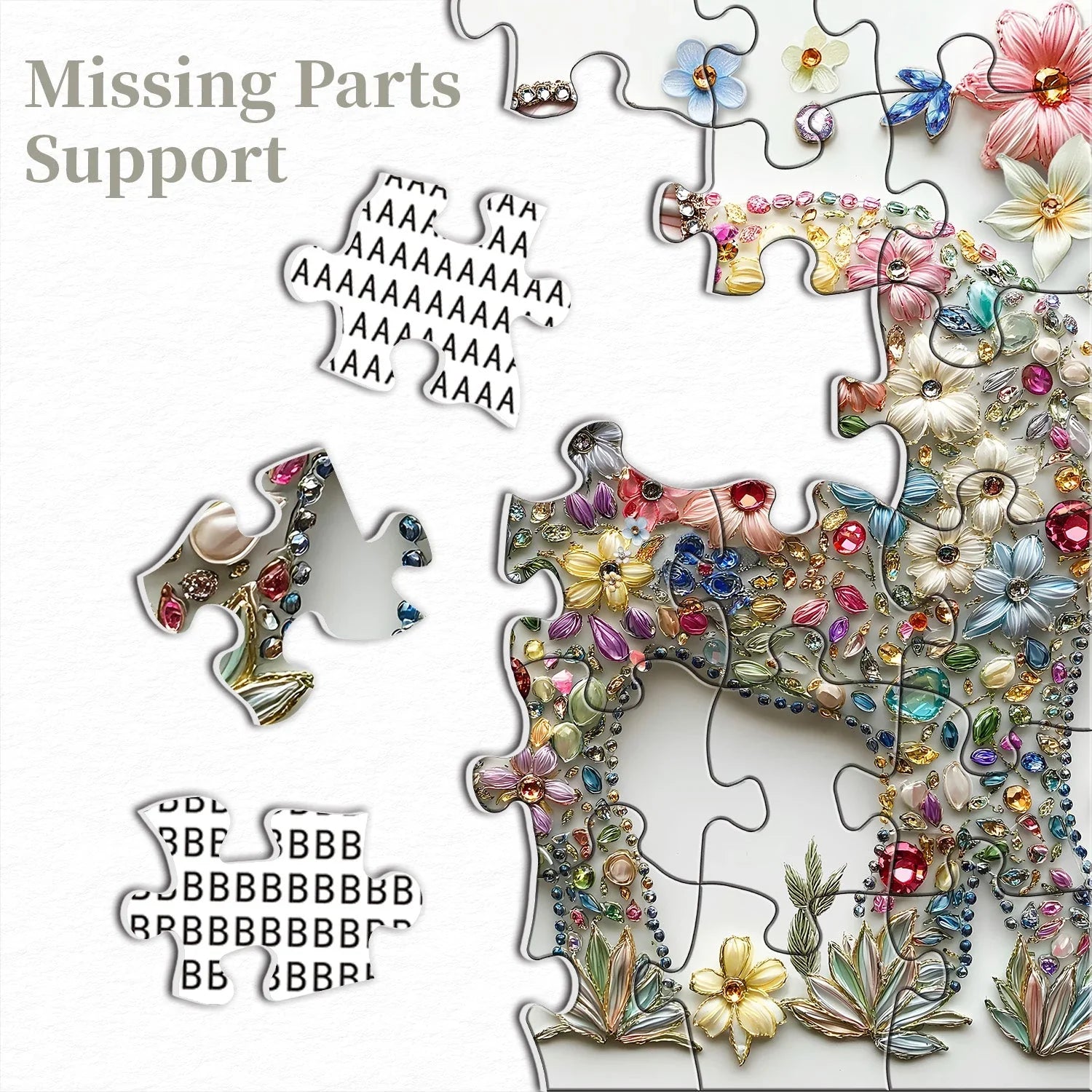 Élégant Éléphant Puzzle 1000 pièces