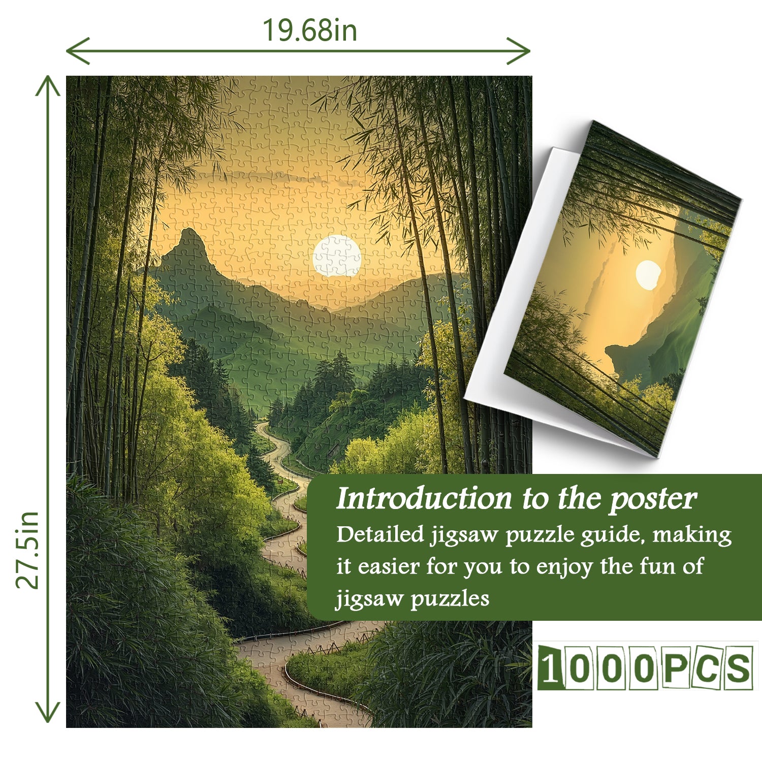 Puzzle Montagnes silencieuses 1000 pièces