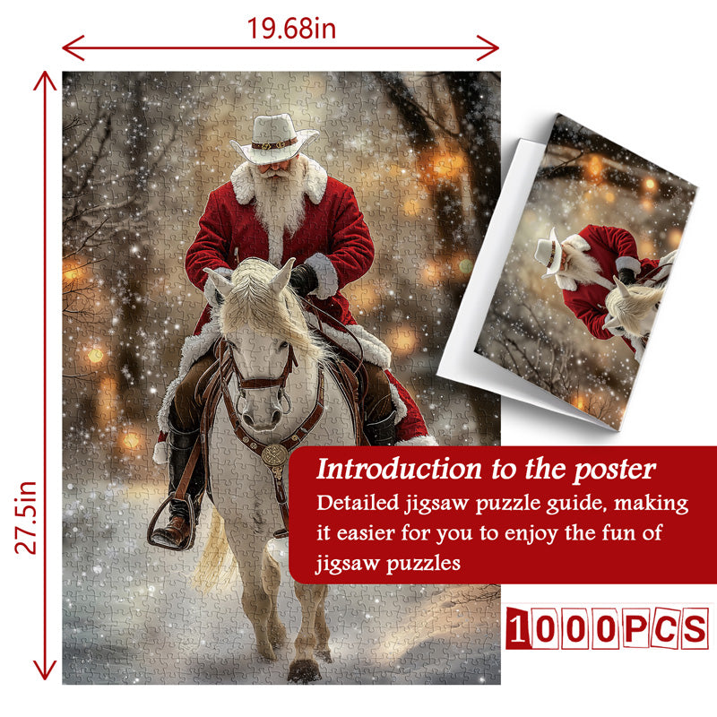 Santa Gallop Jigsaw Puzzle 1000 Pieces
