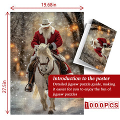 Santa Gallop Jigsaw Puzzle 1000 Pieces