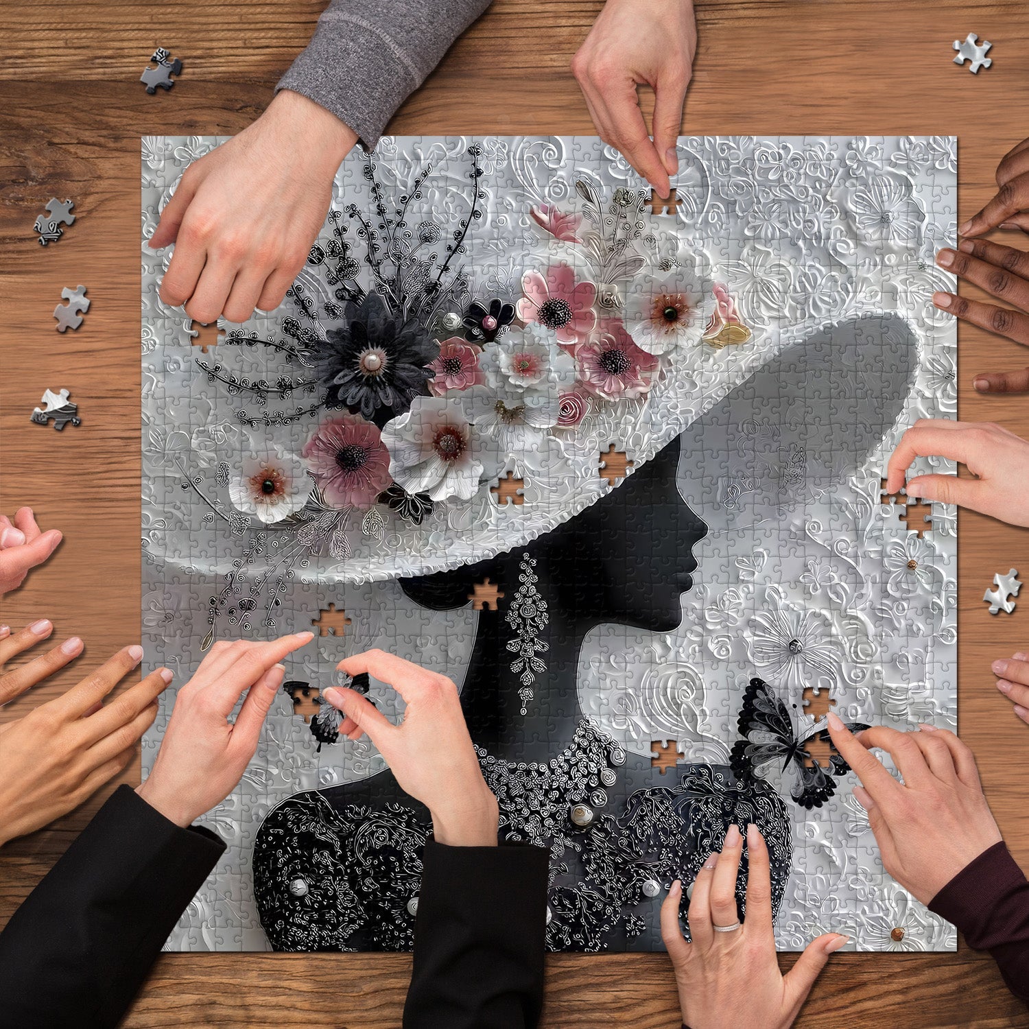 Floral Muse Jigsaw Puzzle 1000 Pieces