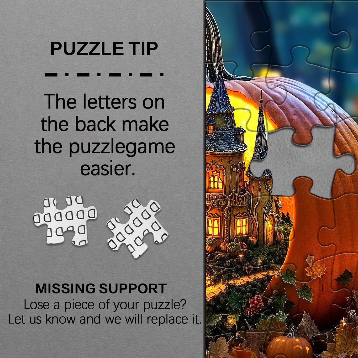 Fairytale Pumpkin Kingdom Jigsaw Puzzle 1000 Pieces