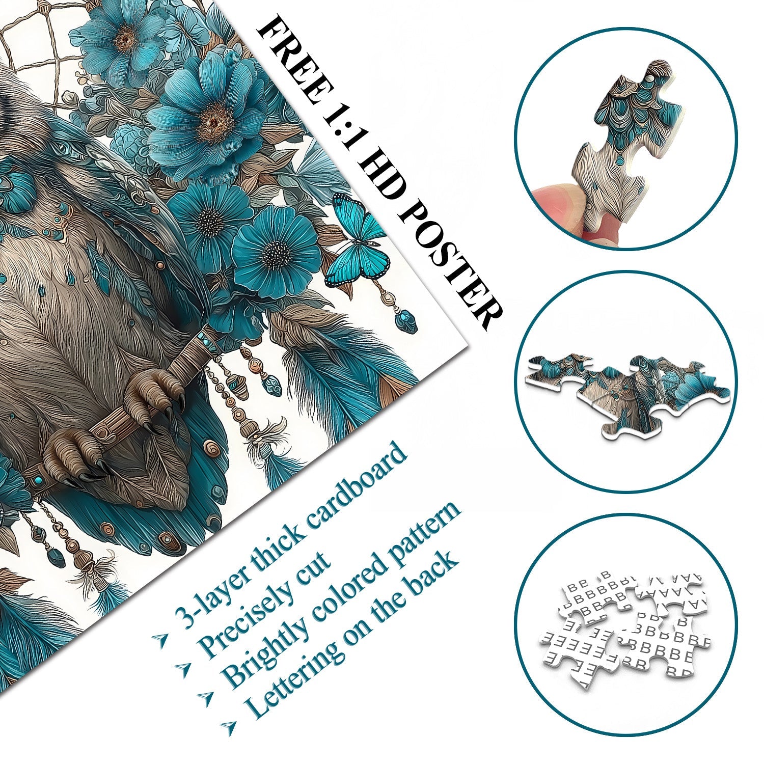 Owl Dreamcatcher Jigsaw Puzzle 1000 Pieces