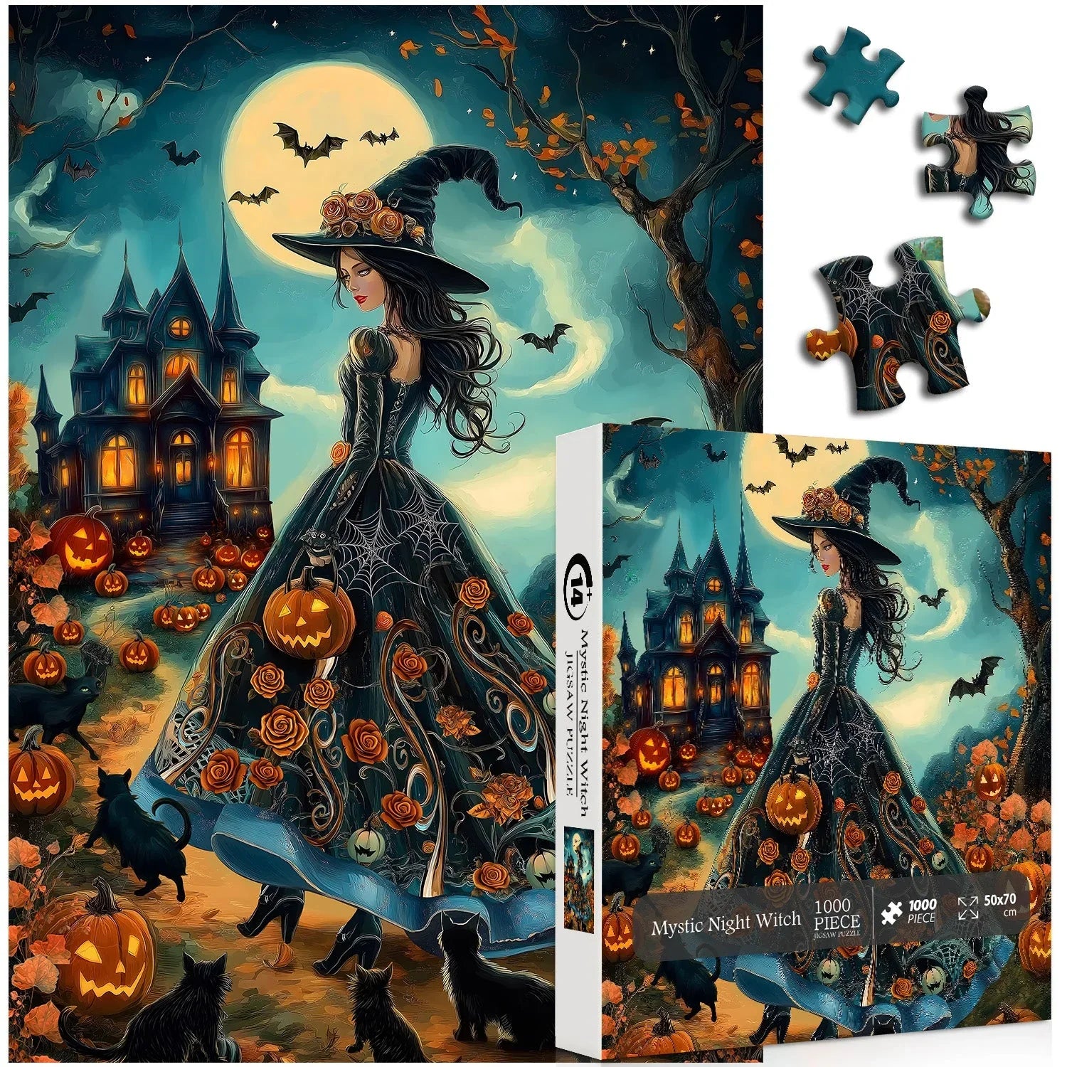 Mystic Night Hexensäge -Puzzle 1000 Stücke