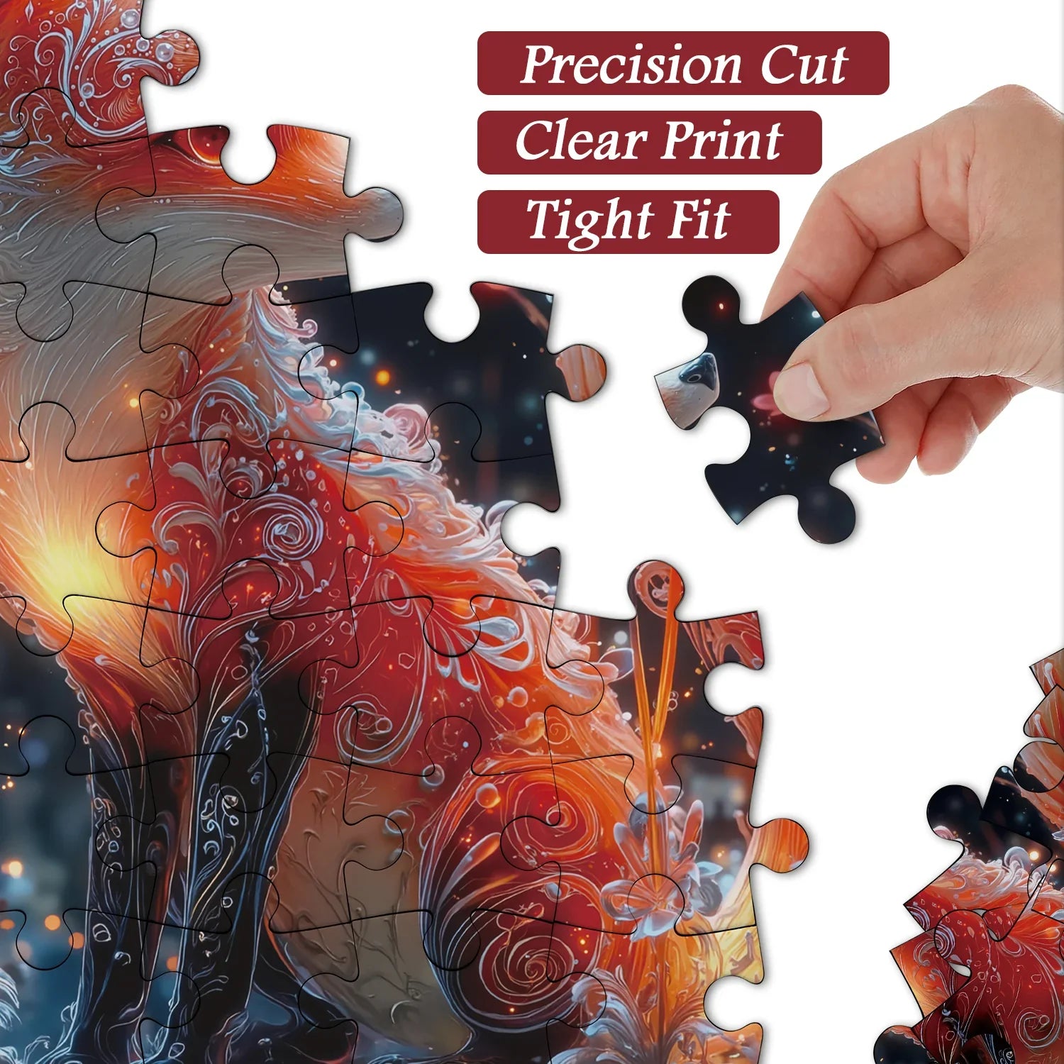 Crystal Fox Jigsaw Puzzle 1000 Piece